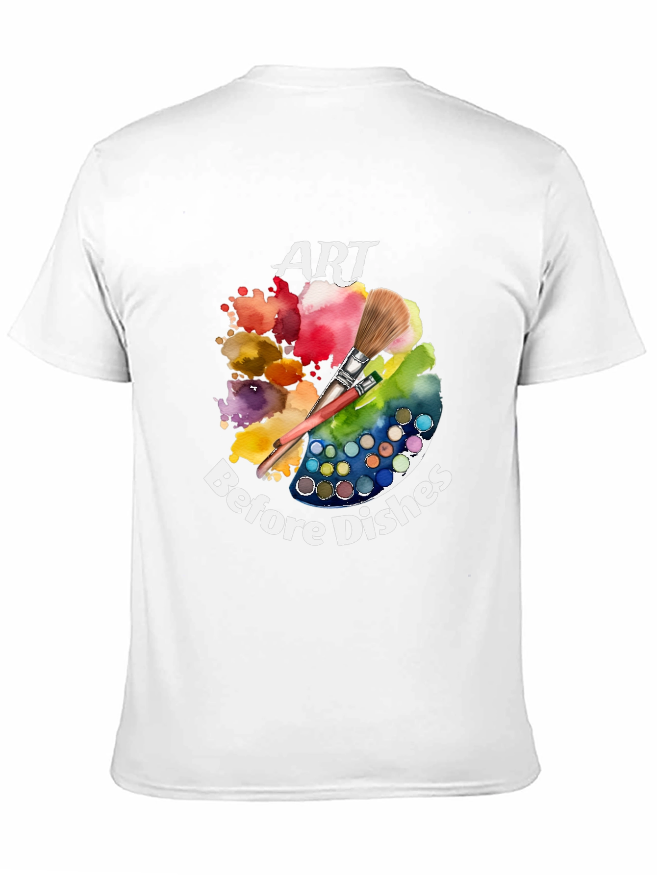 Art Before Dishes T-Shirt - 11
