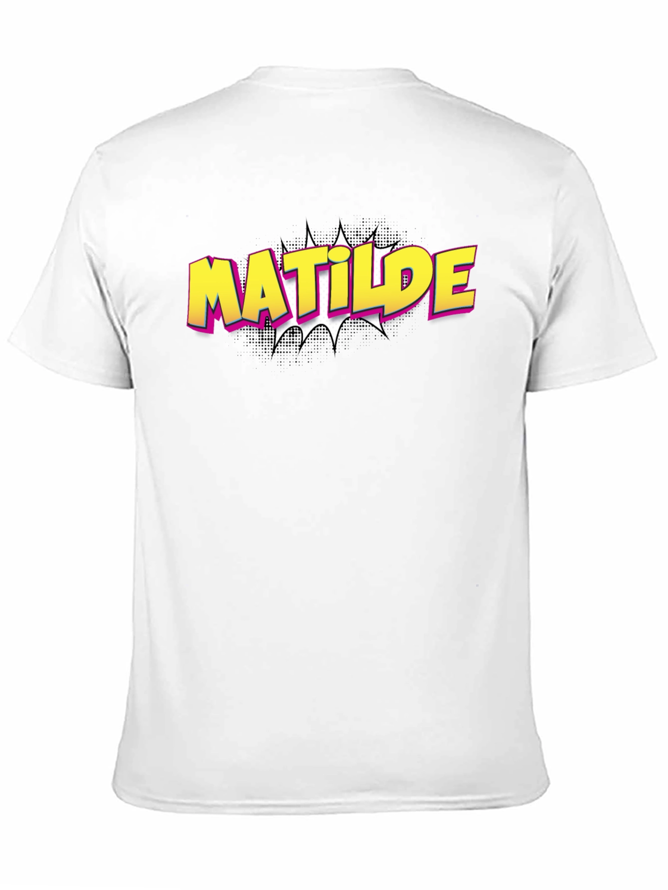 Black Matilde Comic Style Graphic Tee - Black view 11