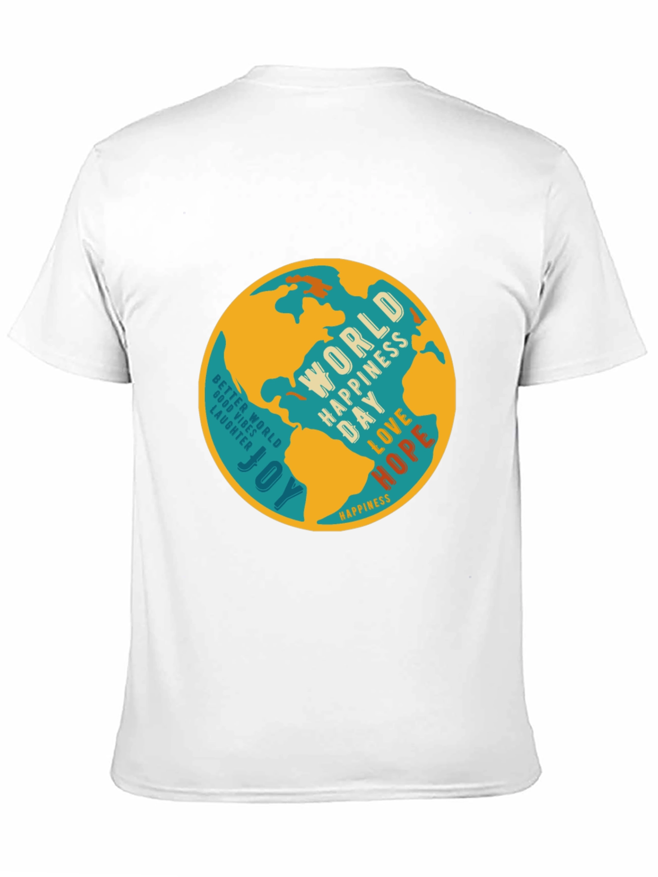 Black World Happiness Day Graphic Tee - Unisex view 11