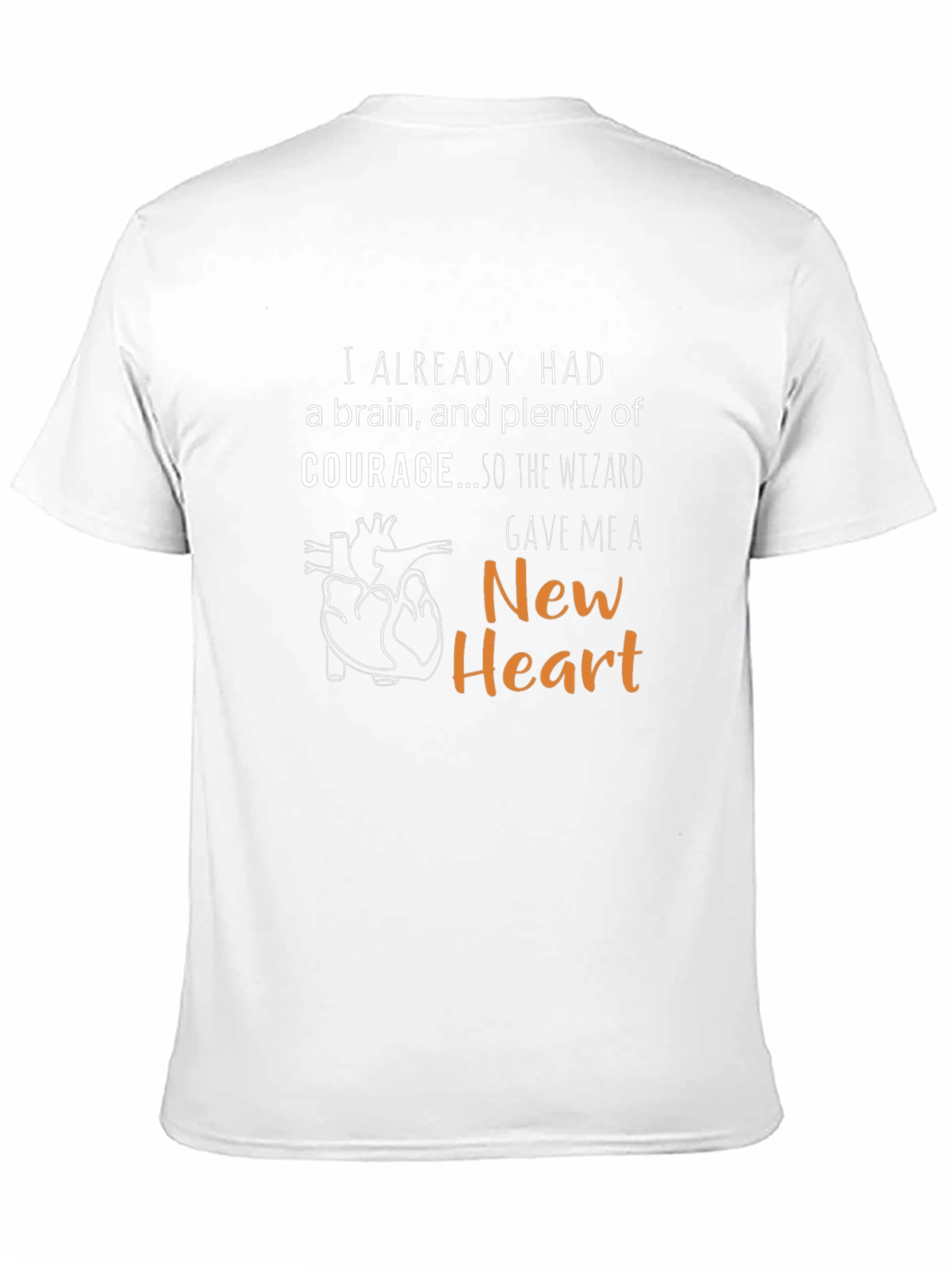 Black I Already Had A Brain New Heart T-Shirt view 11