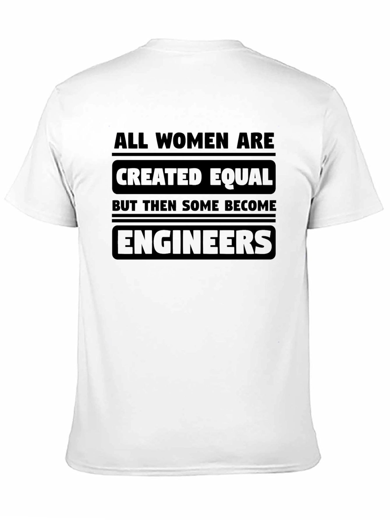 Black All Women Engineers T-Shirt - Funny Engineering Gift view 11