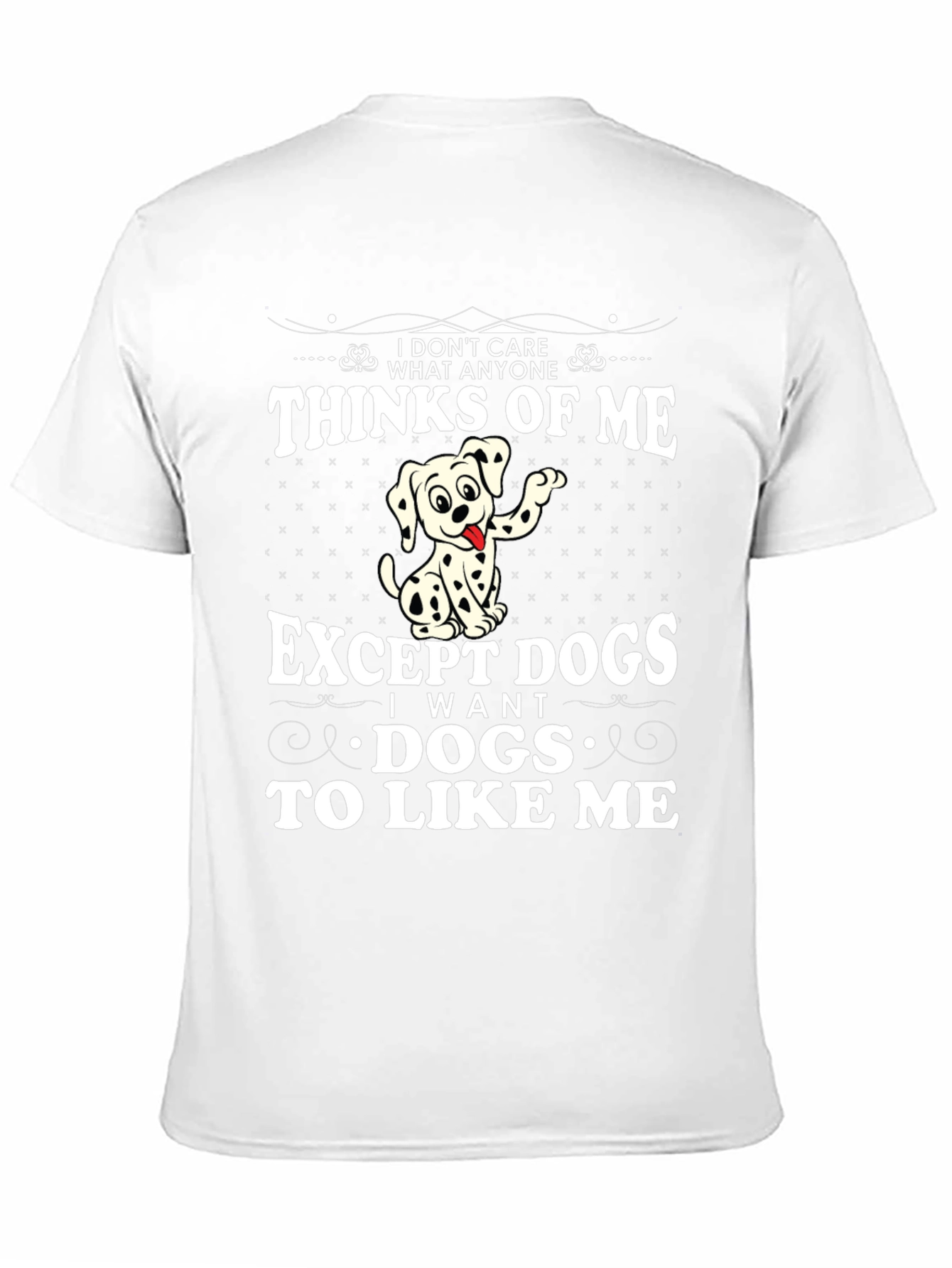 Black Funny Dog Lover T-Shirt - I Want Dogs To Like Me view 11