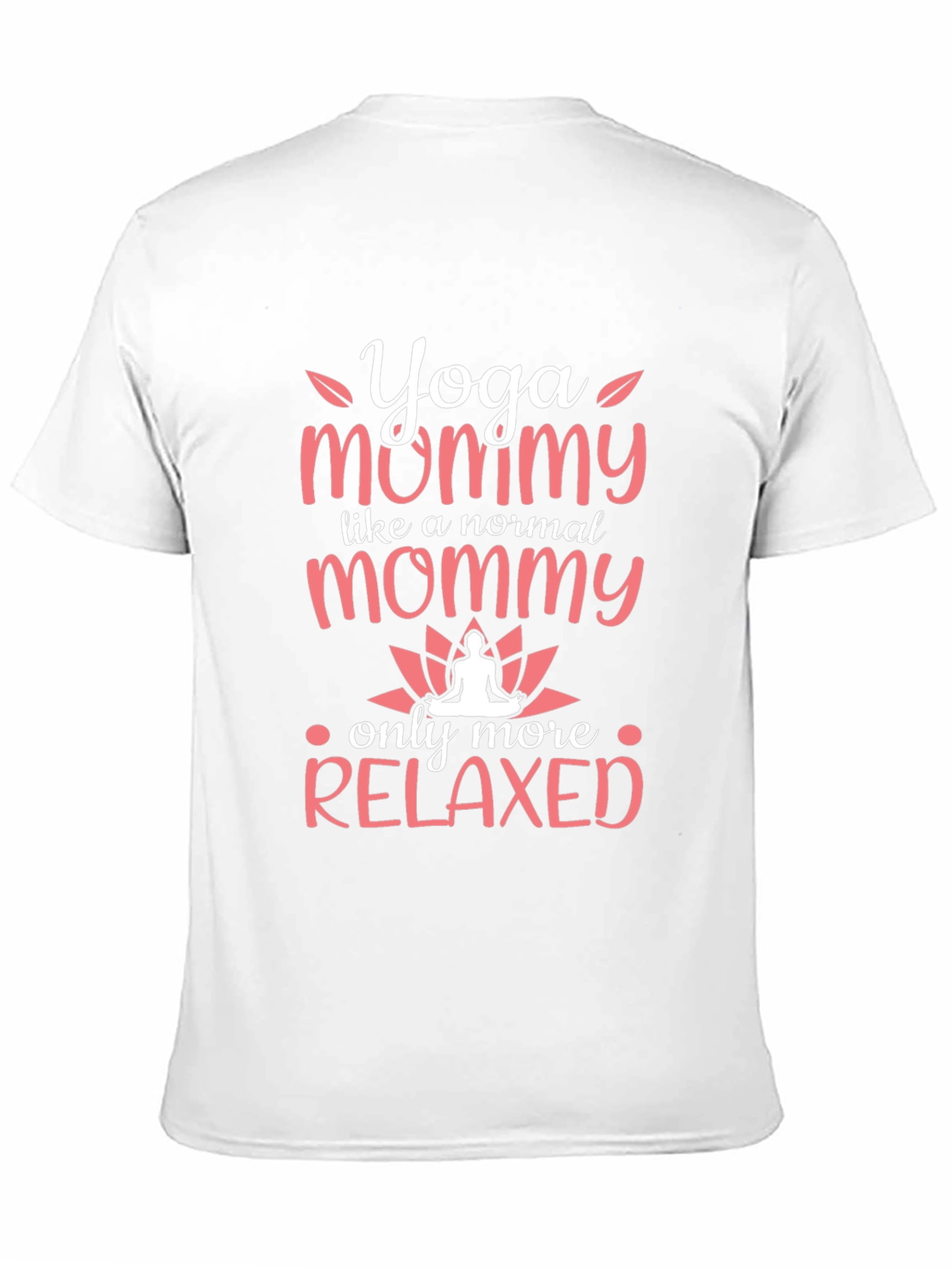 Black Yoga Mommy T-Shirt - Relaxed Mom Tee view 11