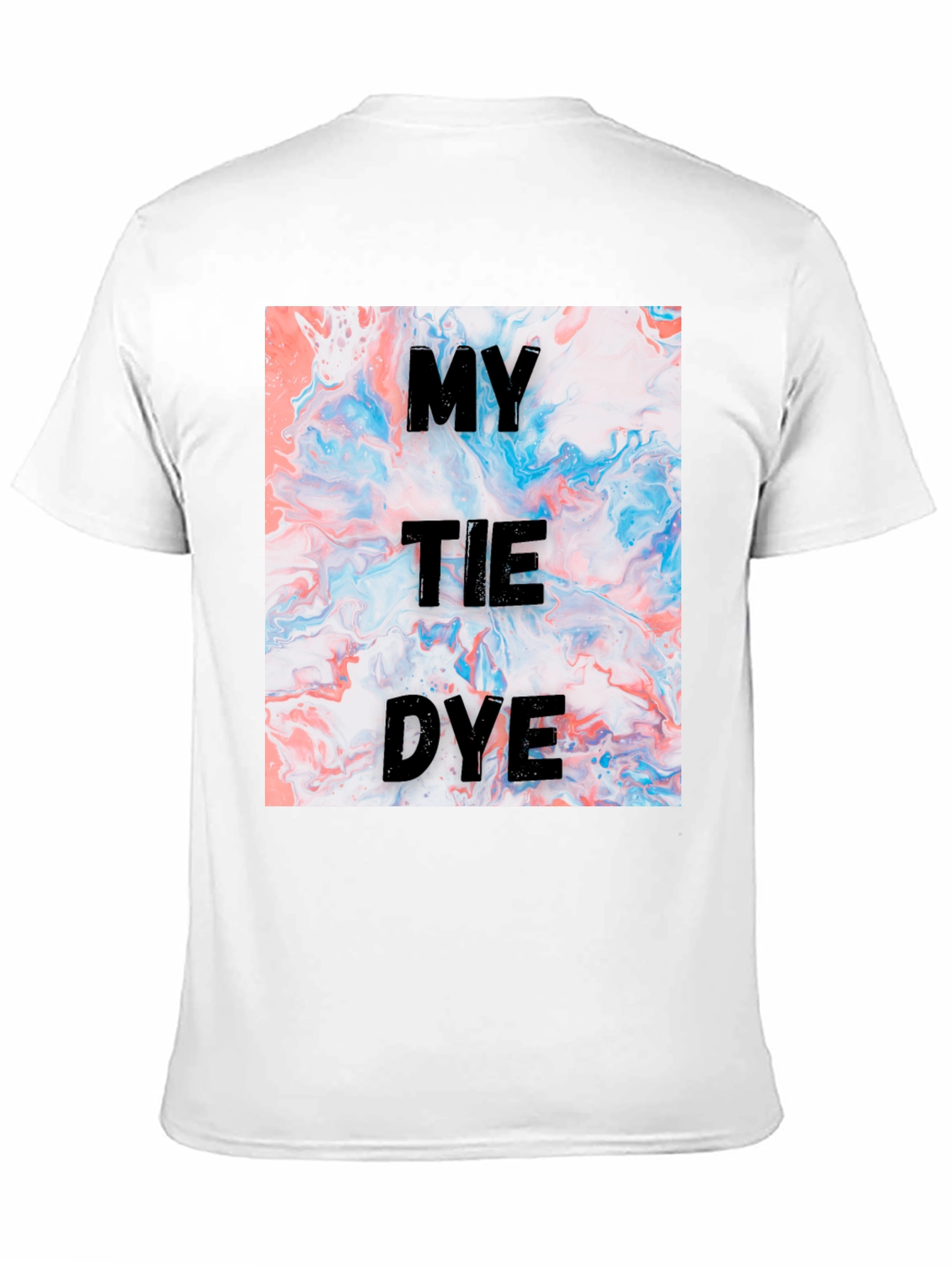 Black My Tie Dye Graphic T-Shirt view 11
