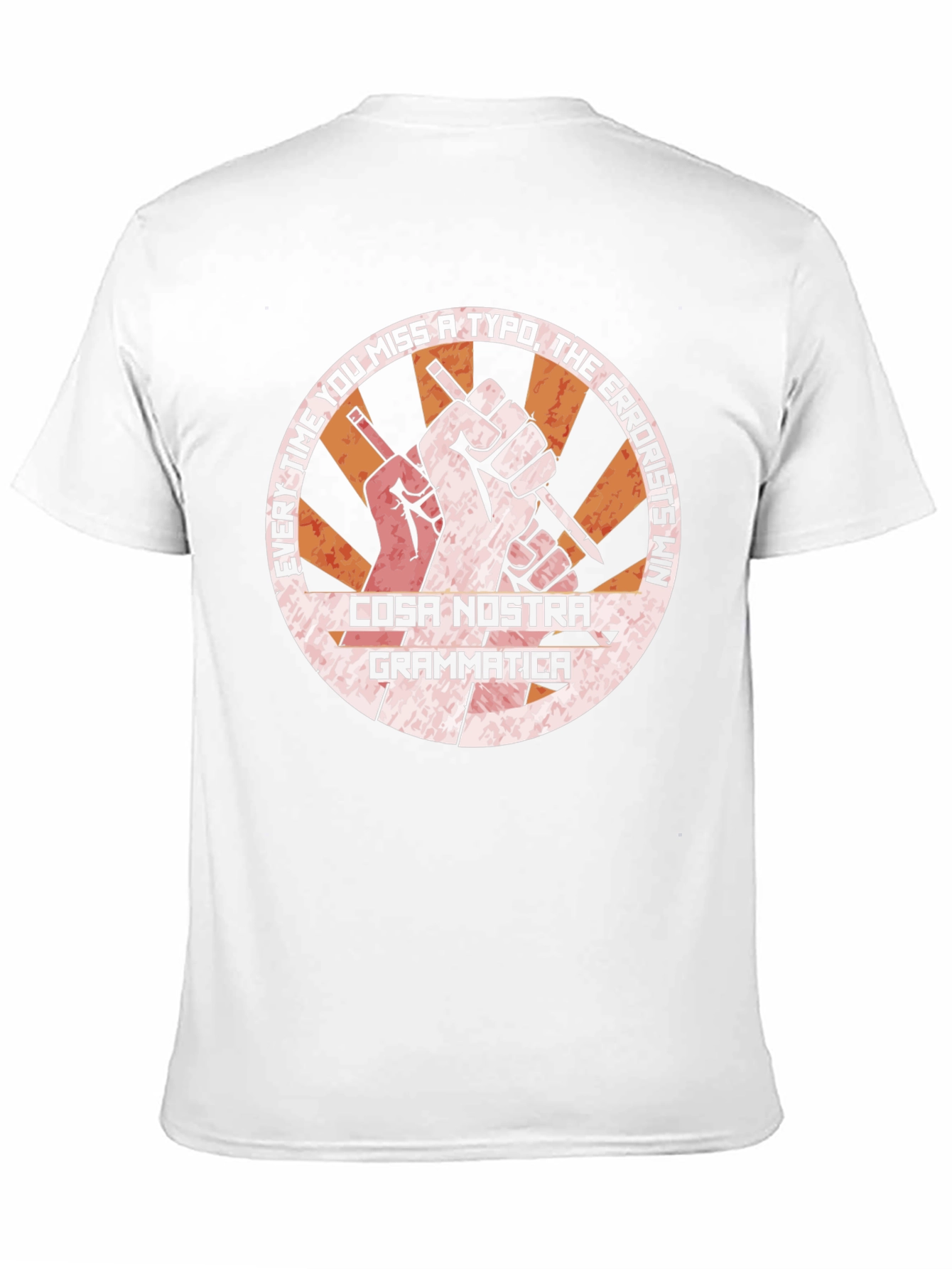 Cosa Nostra Grammatica Black T-Shirt - 11