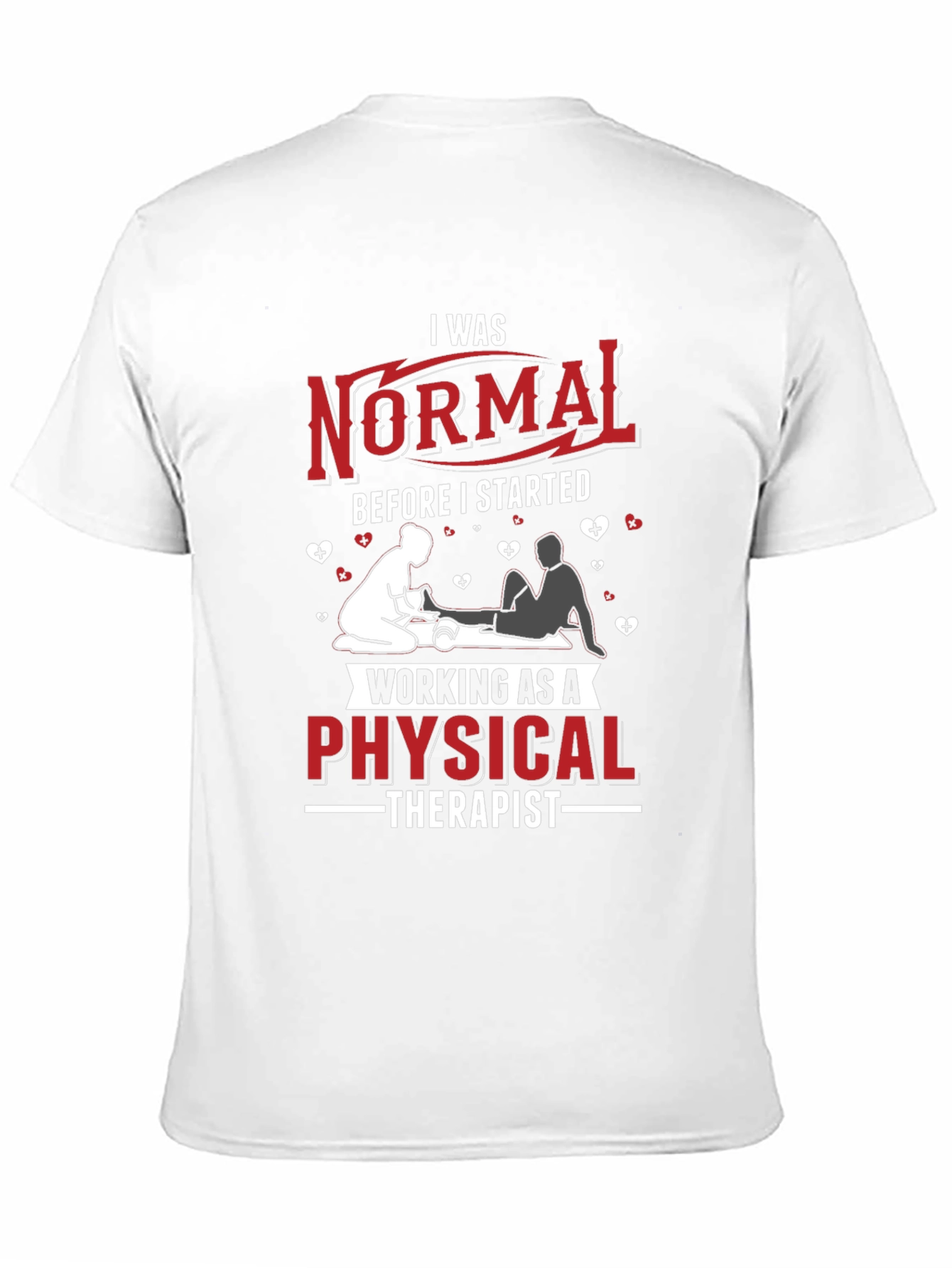 Black Physical Therapist Novelty Graphic T-Shirt view 11