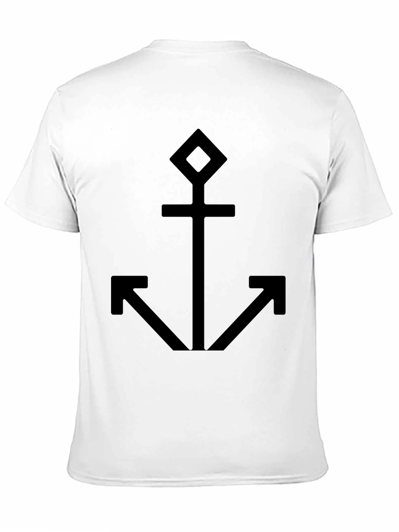 Black Anchor Graphic Black T-Shirt view 11