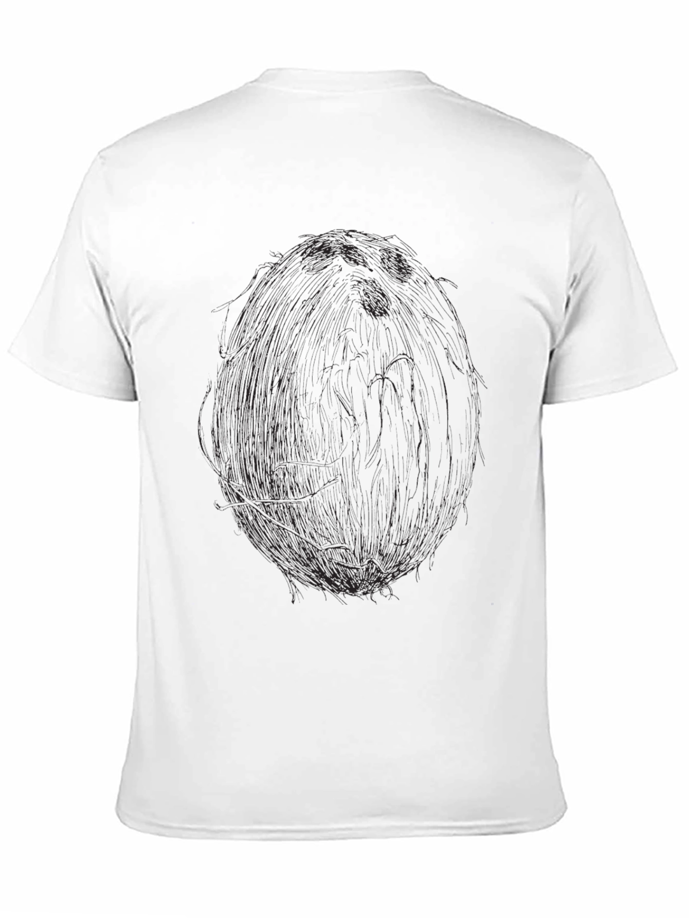 Black Men's Black Short Sleeve Crew Neck T-Shirt view 11