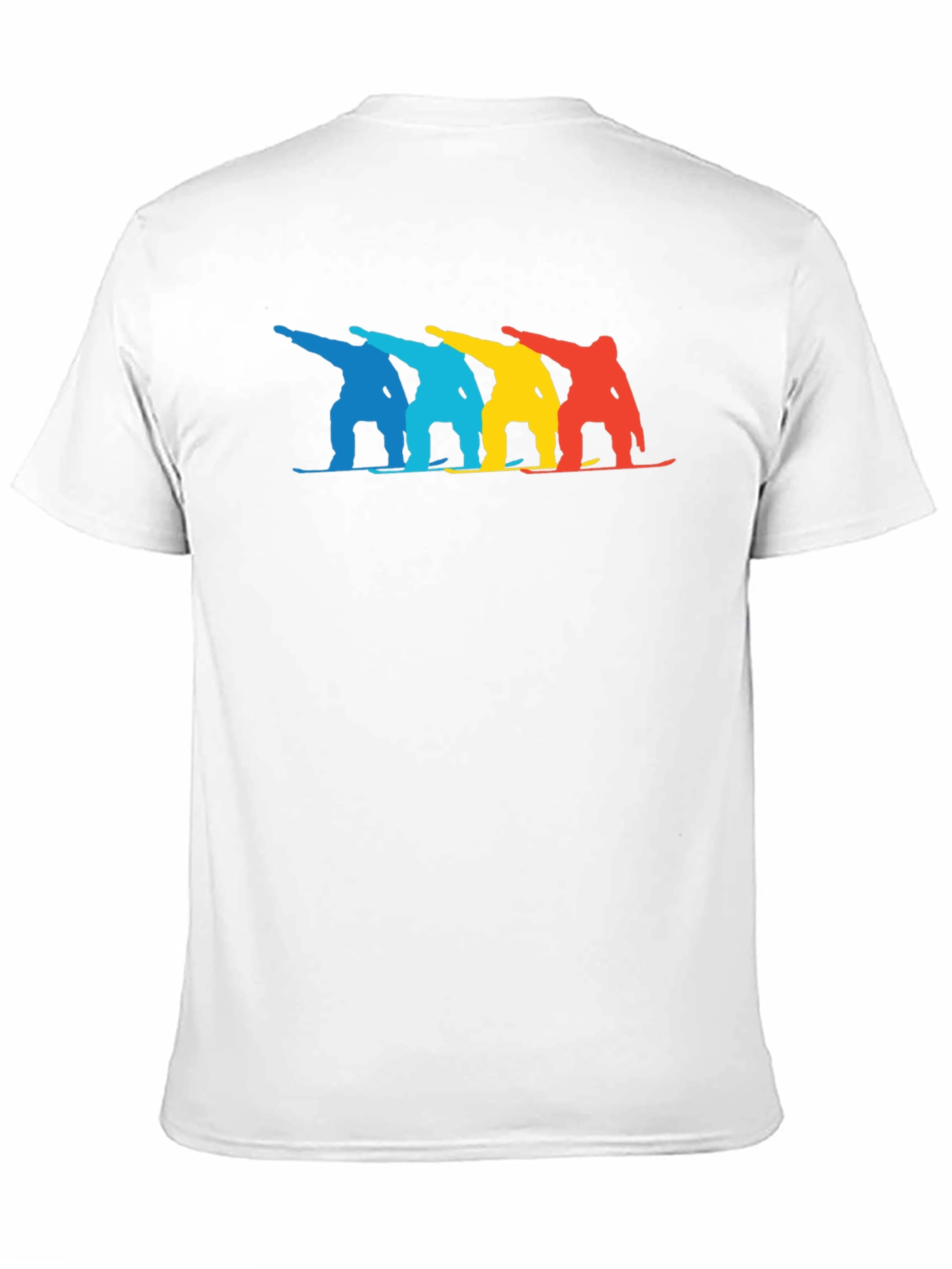 Black Cool Graphic Tee - Colorful Snowboarders view 11