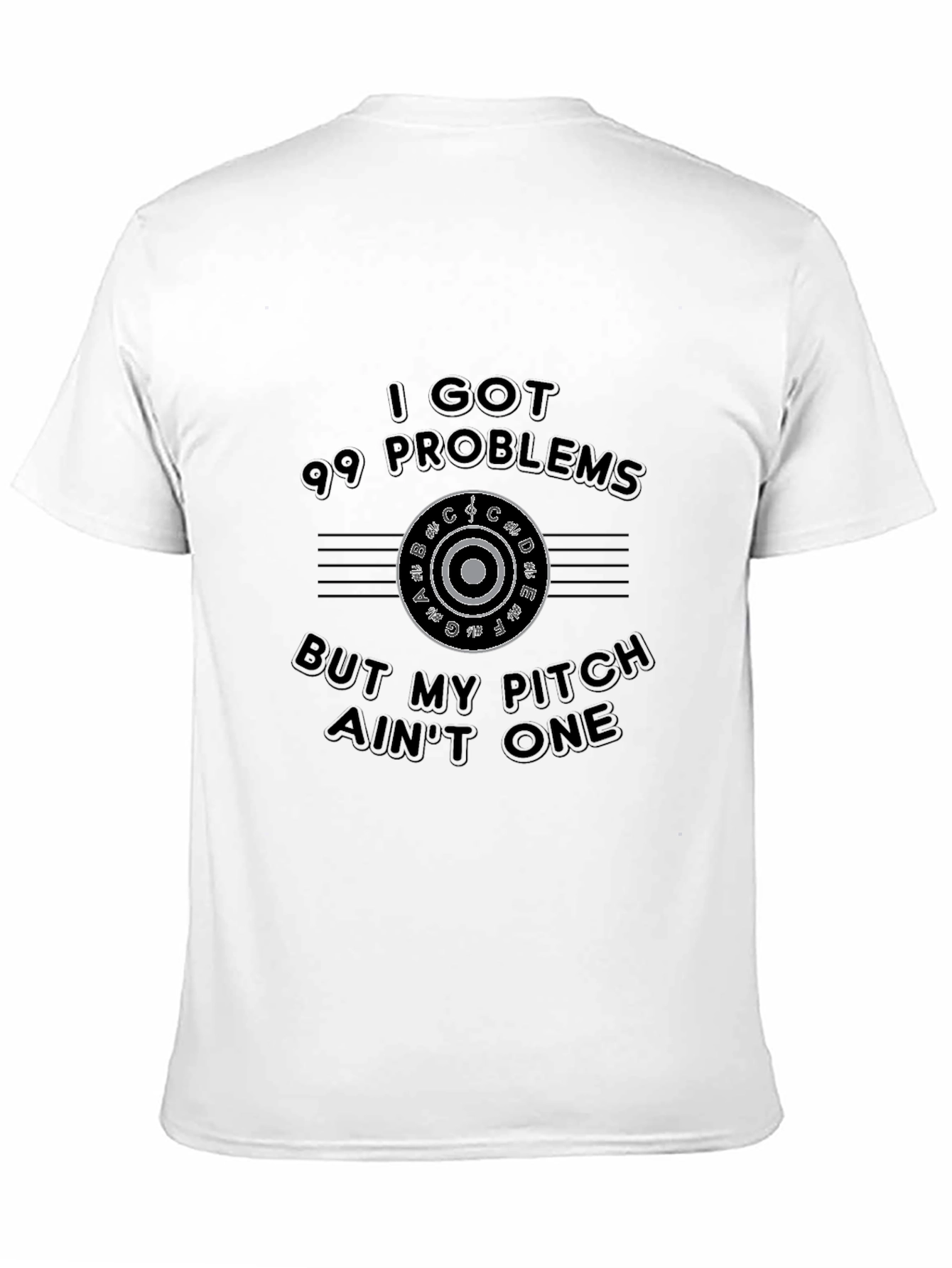 Black 99 Problems But My Pitch Ain't One T-Shirt view 11