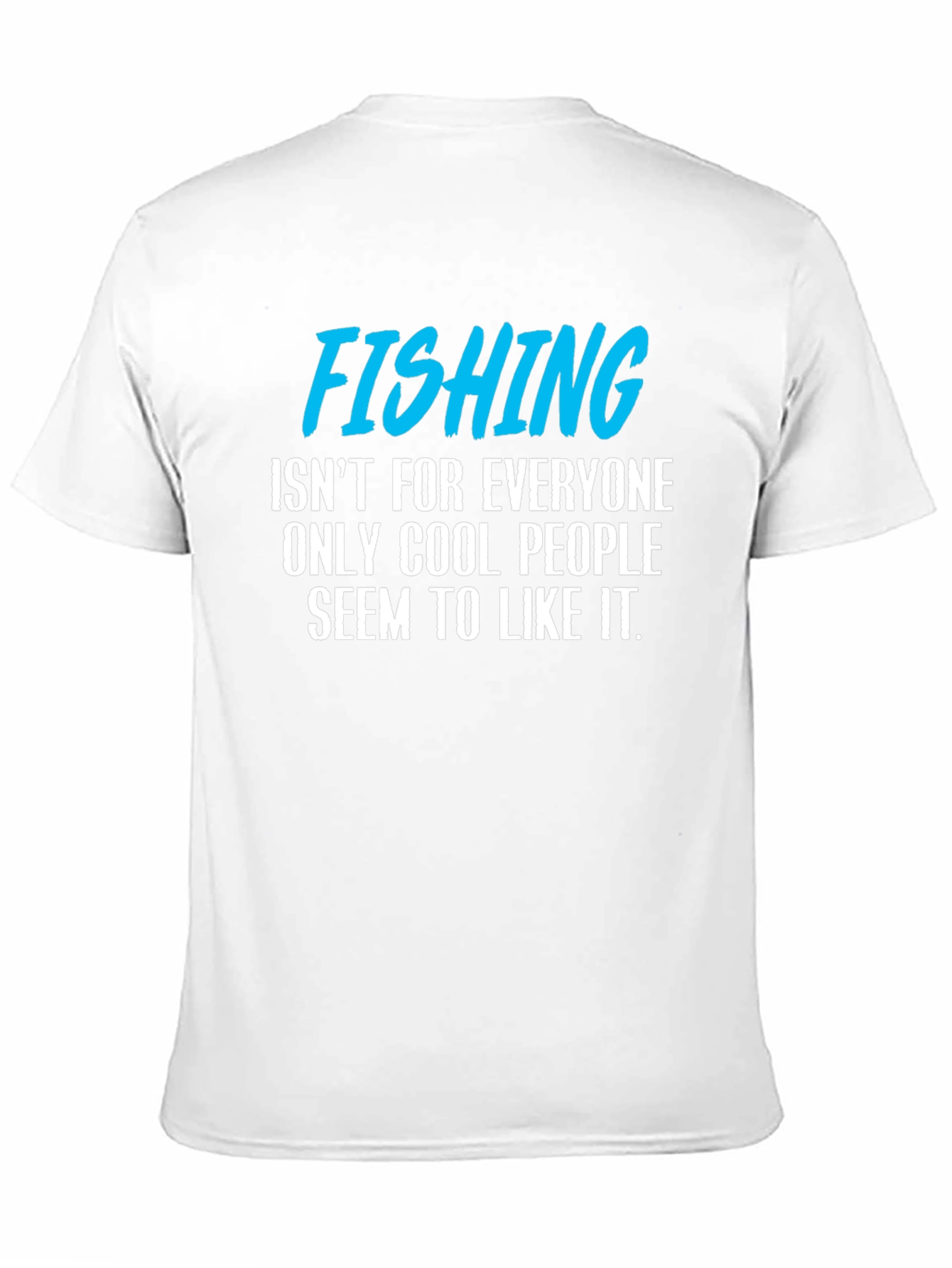 Black Fishing T-Shirt: Cool People Only! view 11
