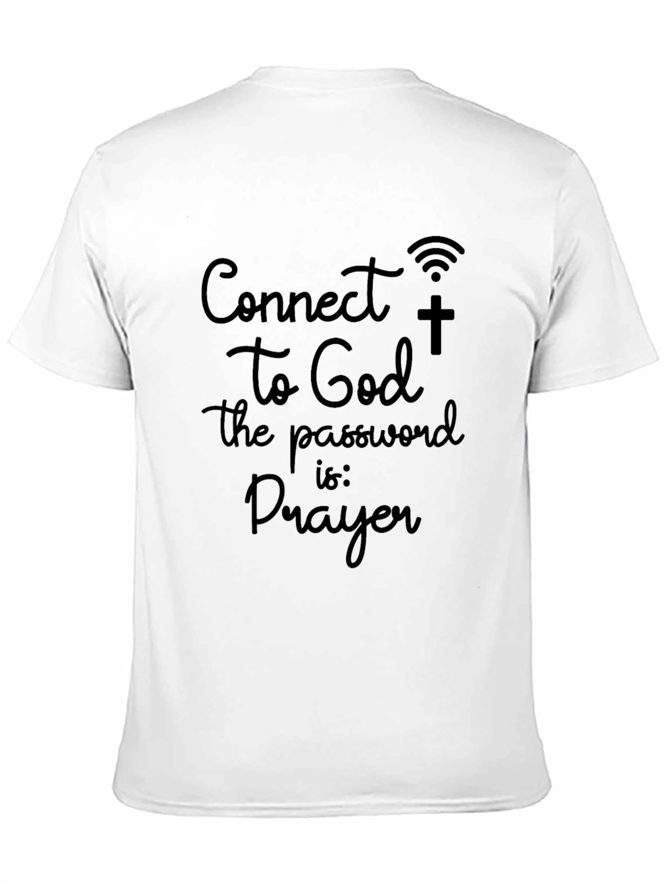 Black Connect To God Prayer T-Shirt view 11