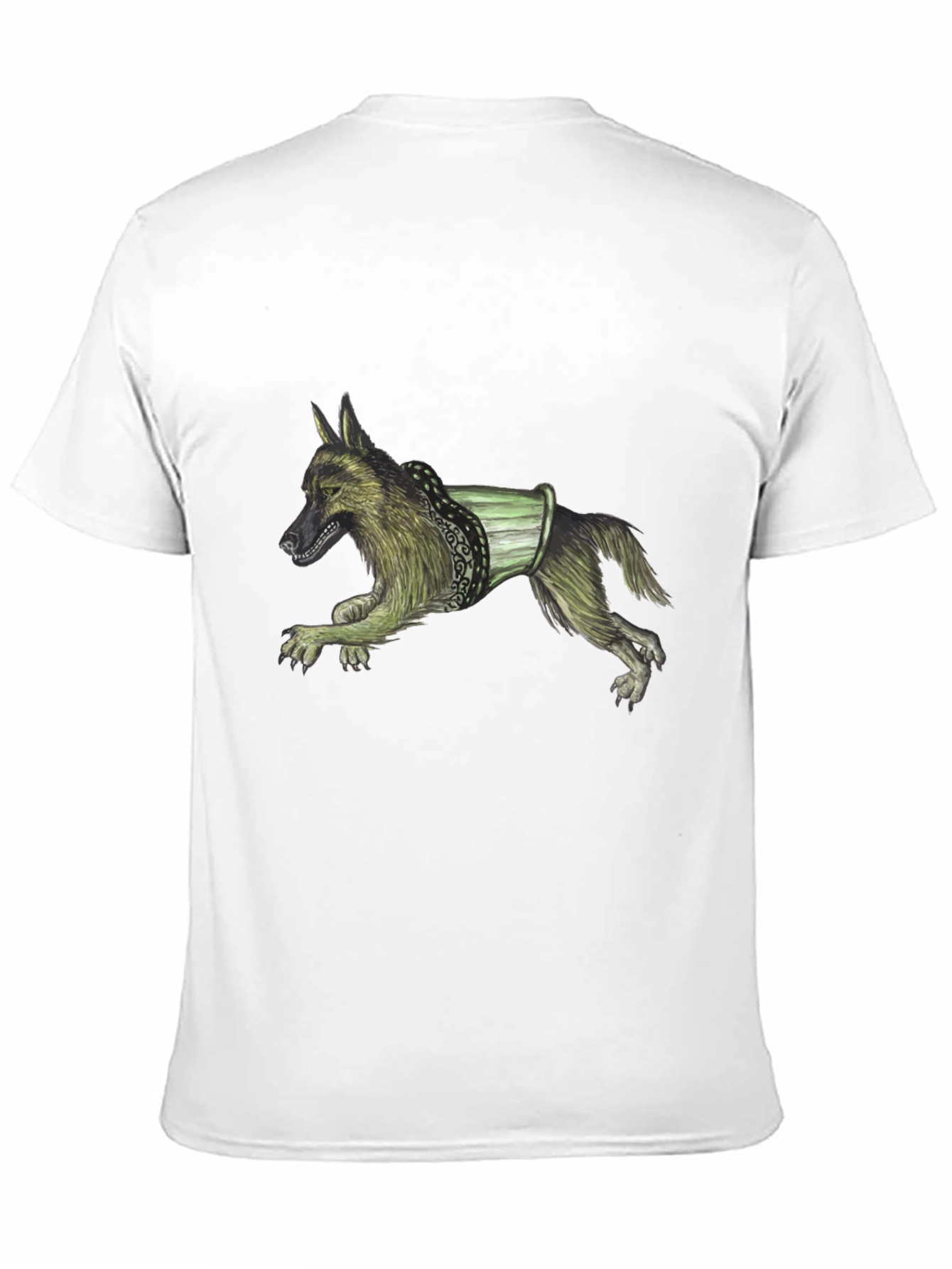 Black Dog Graphic Print Black T-Shirt view 11