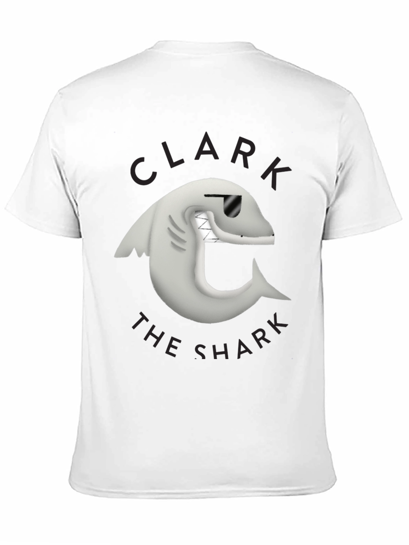 Black Clark the Shark Graphic Tee - Black view 11