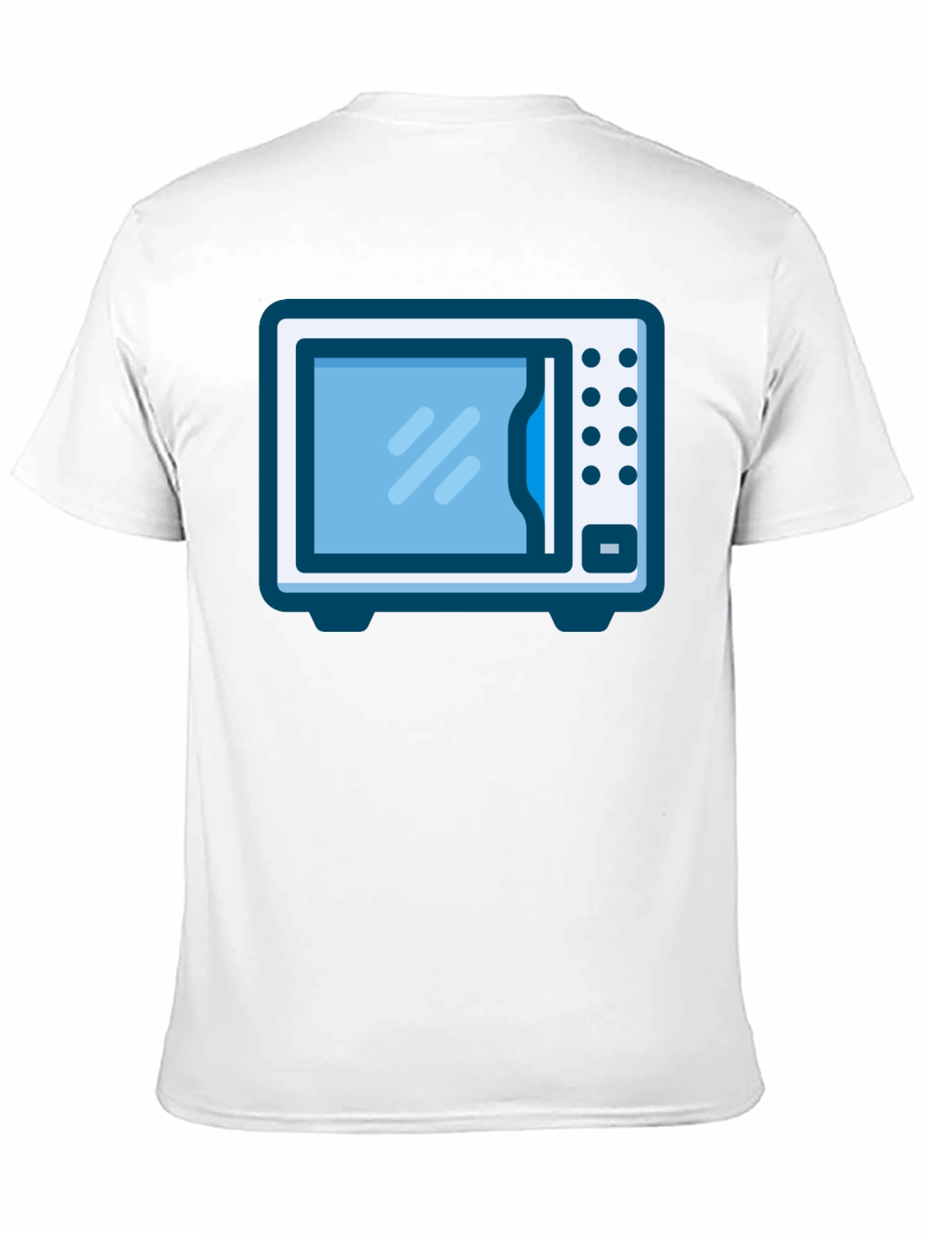 Black Microwave T-Shirt - Funny Cooking Shirt view 11
