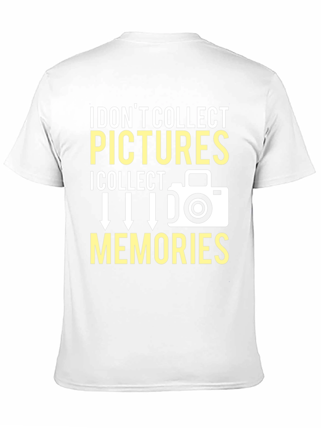 Black I Collect Memories T-Shirt Photography Gift view 11