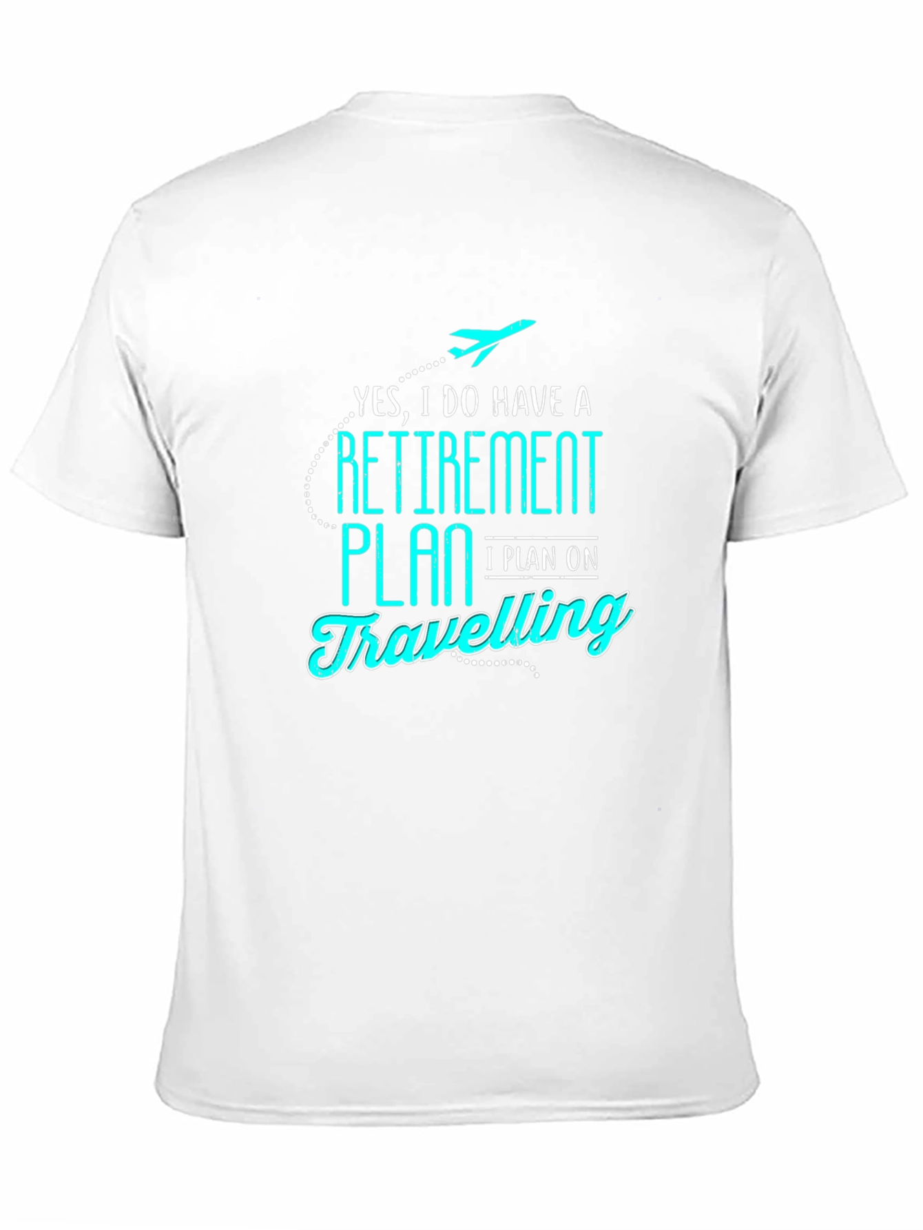 Black Retirement Travel Plan T-Shirt view 11