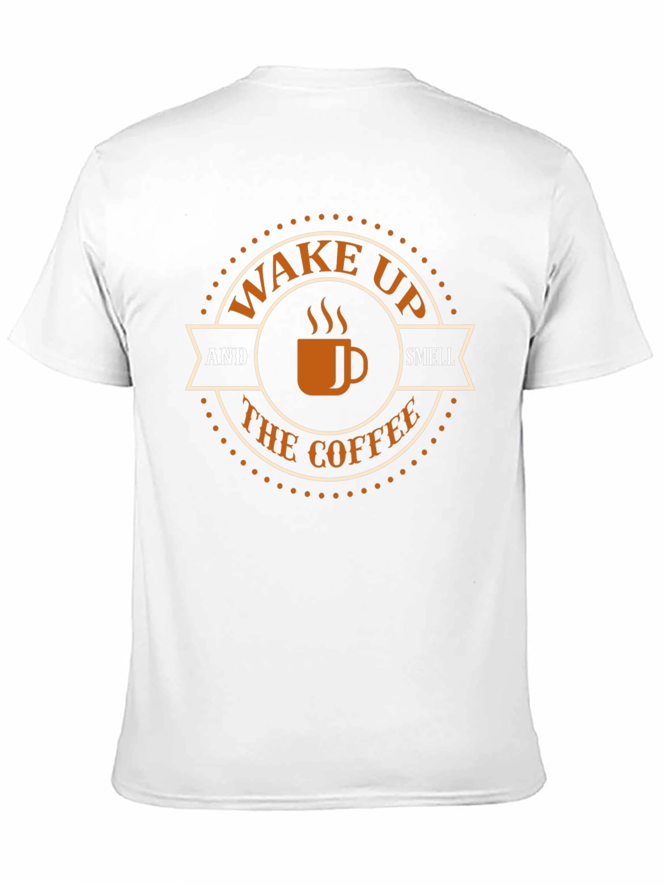 Black Wake Up and Smell The Coffee T-Shirt view 11