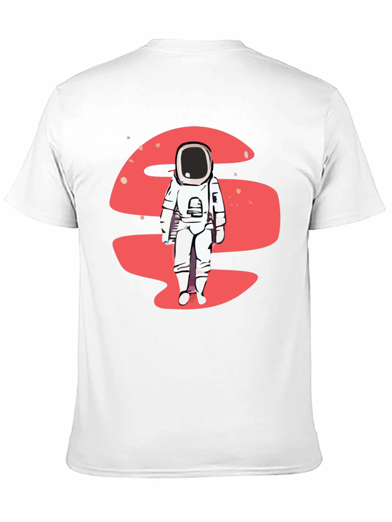 Black Astronaut Graphic Tee - Black Crew Neck view 11
