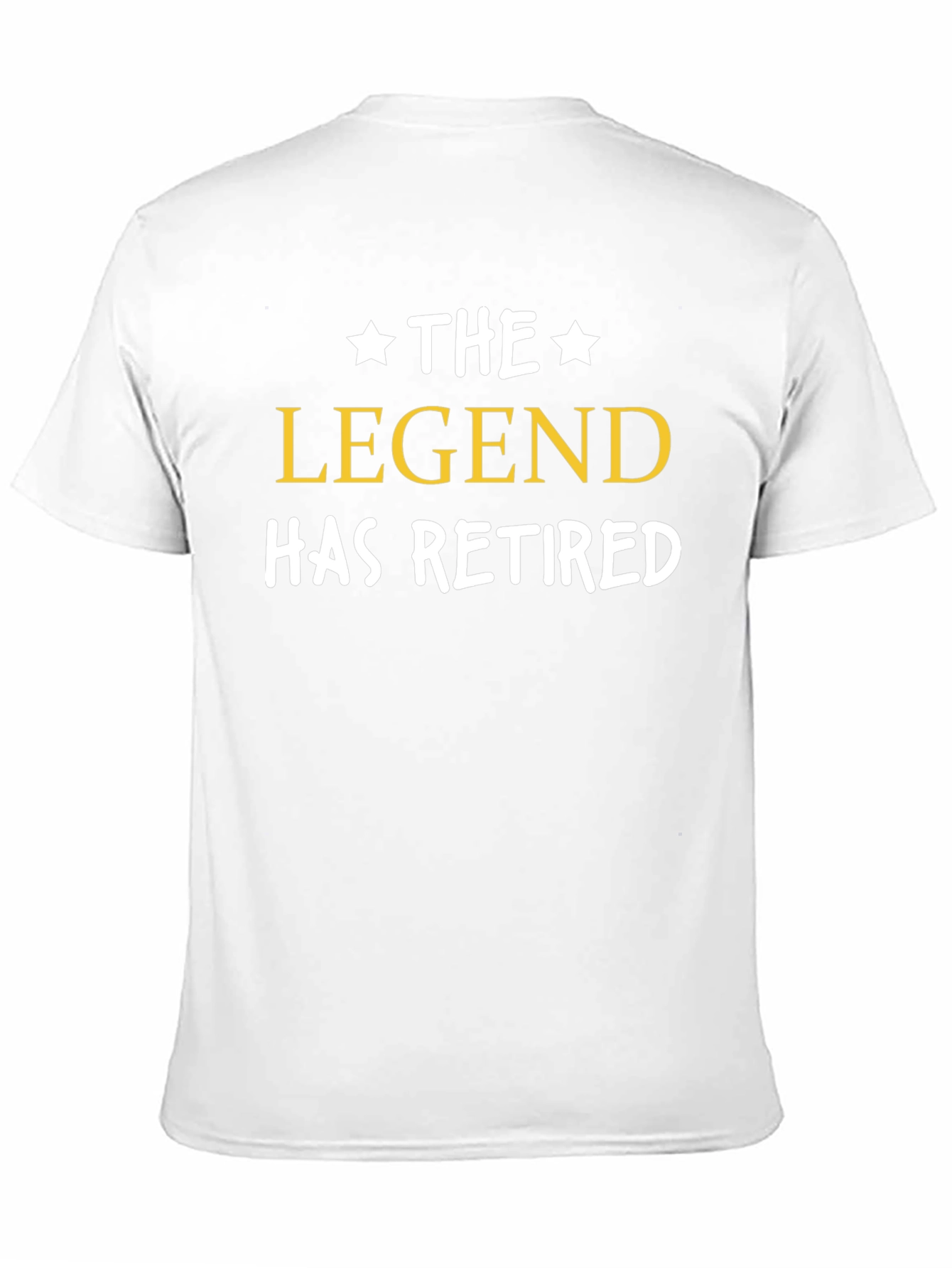 Black The Legend Has Retired Graphic Tee view 11