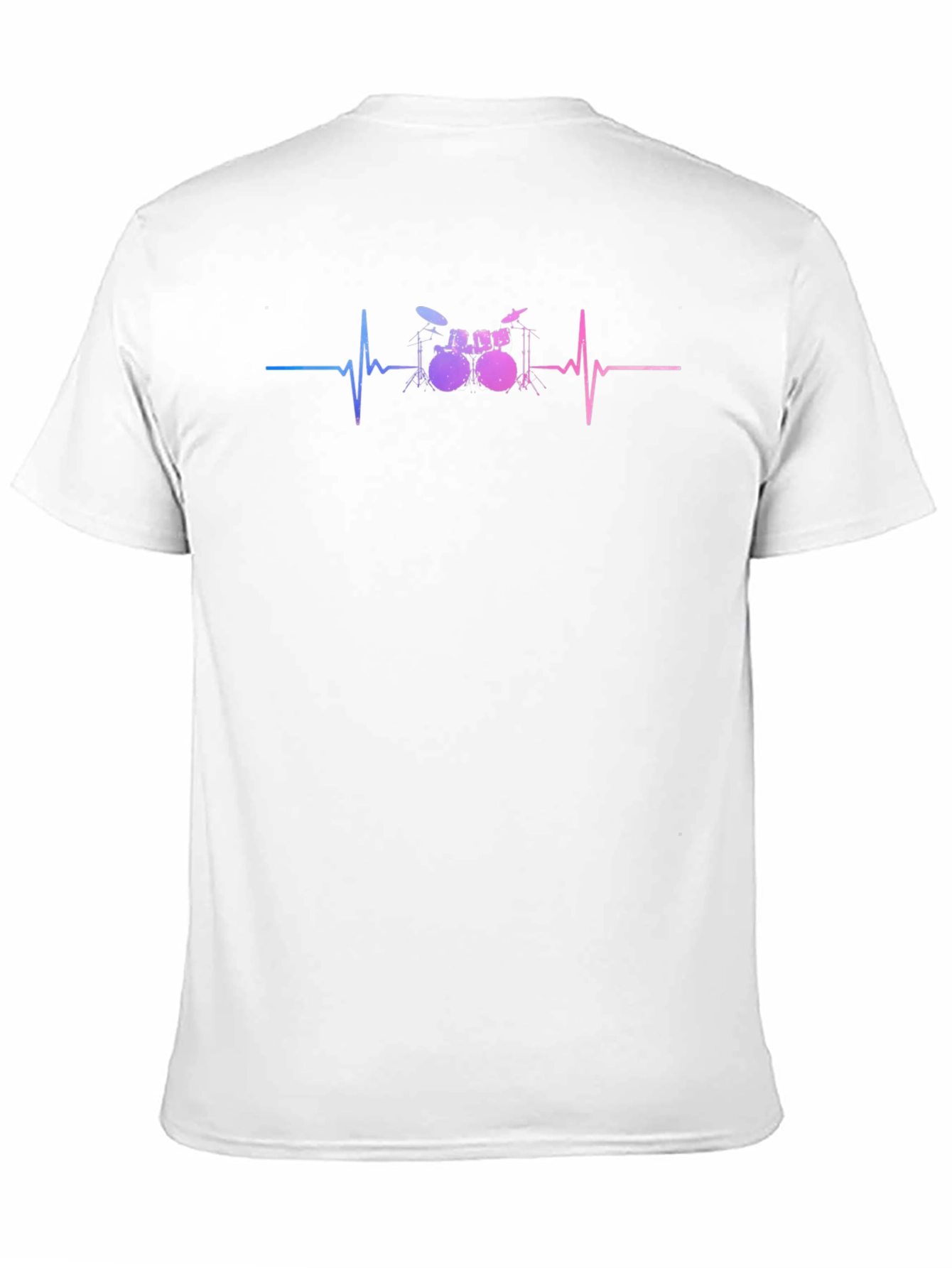 Black Drum Heartbeat T-Shirt - Musician Tee view 11
