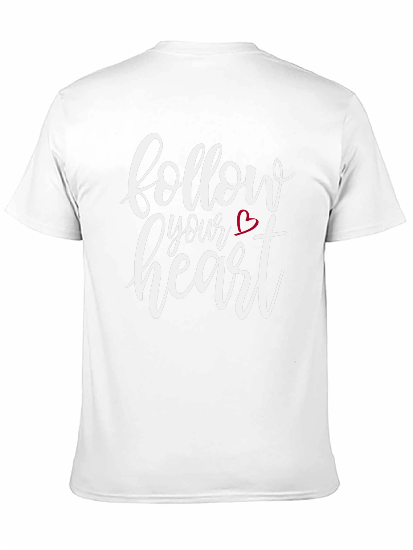 Black Follow Your Heart Graphic Tee - Black view 11