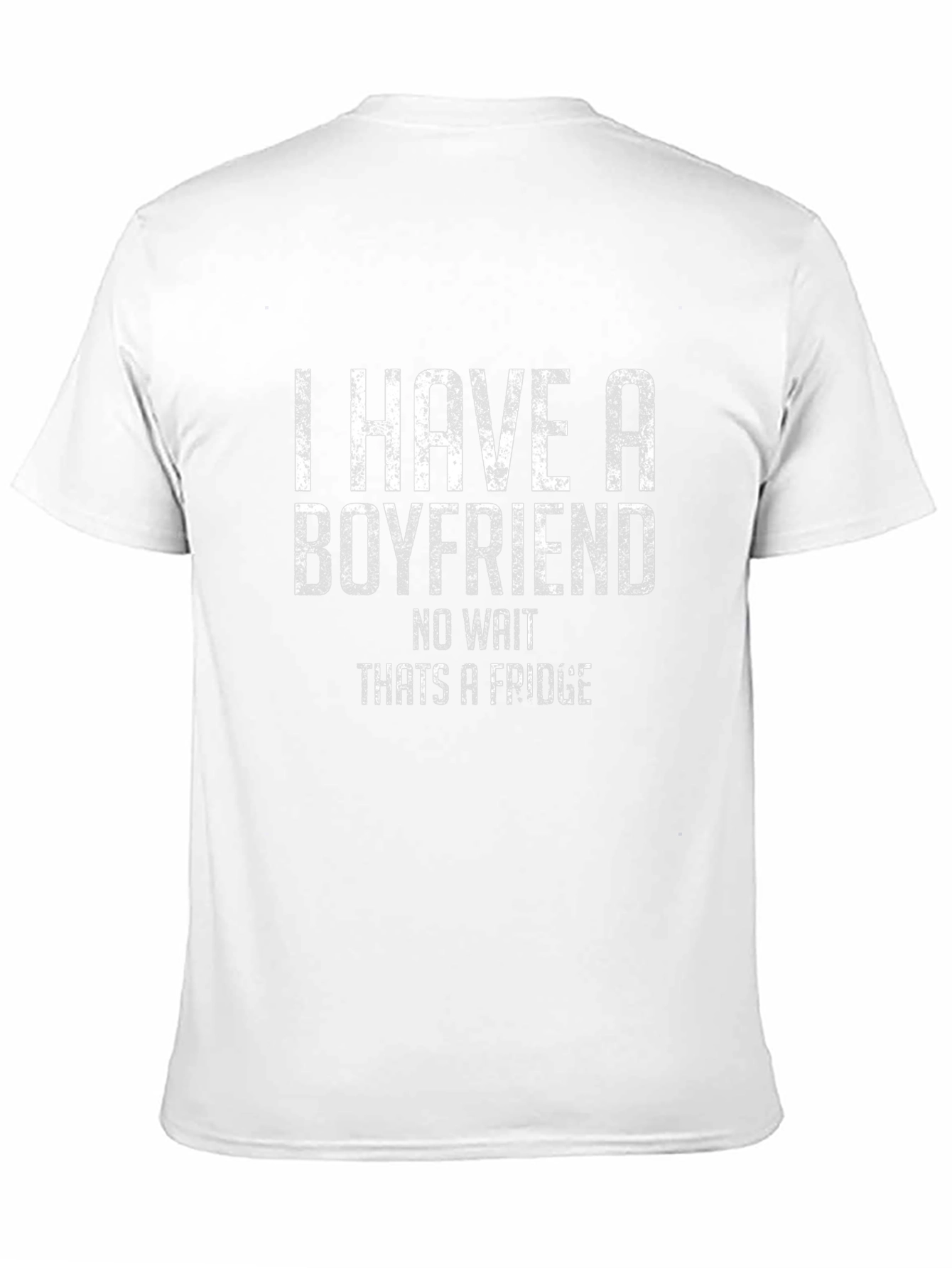 Black Funny "I have a boyfriend" Graphic T-Shirt view 11