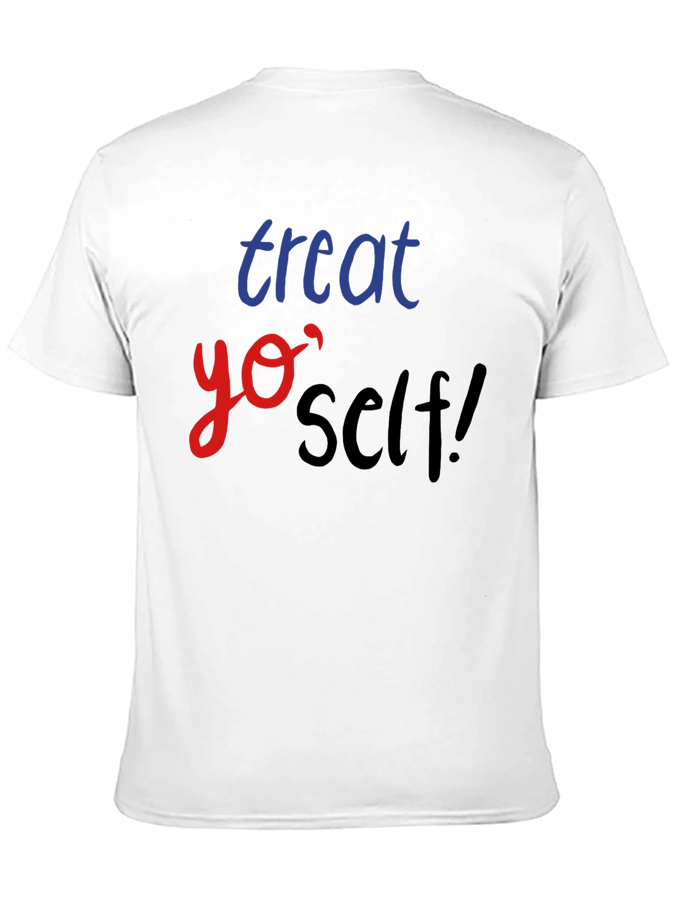 Black Treat Yo' Self Black T-Shirt view 11