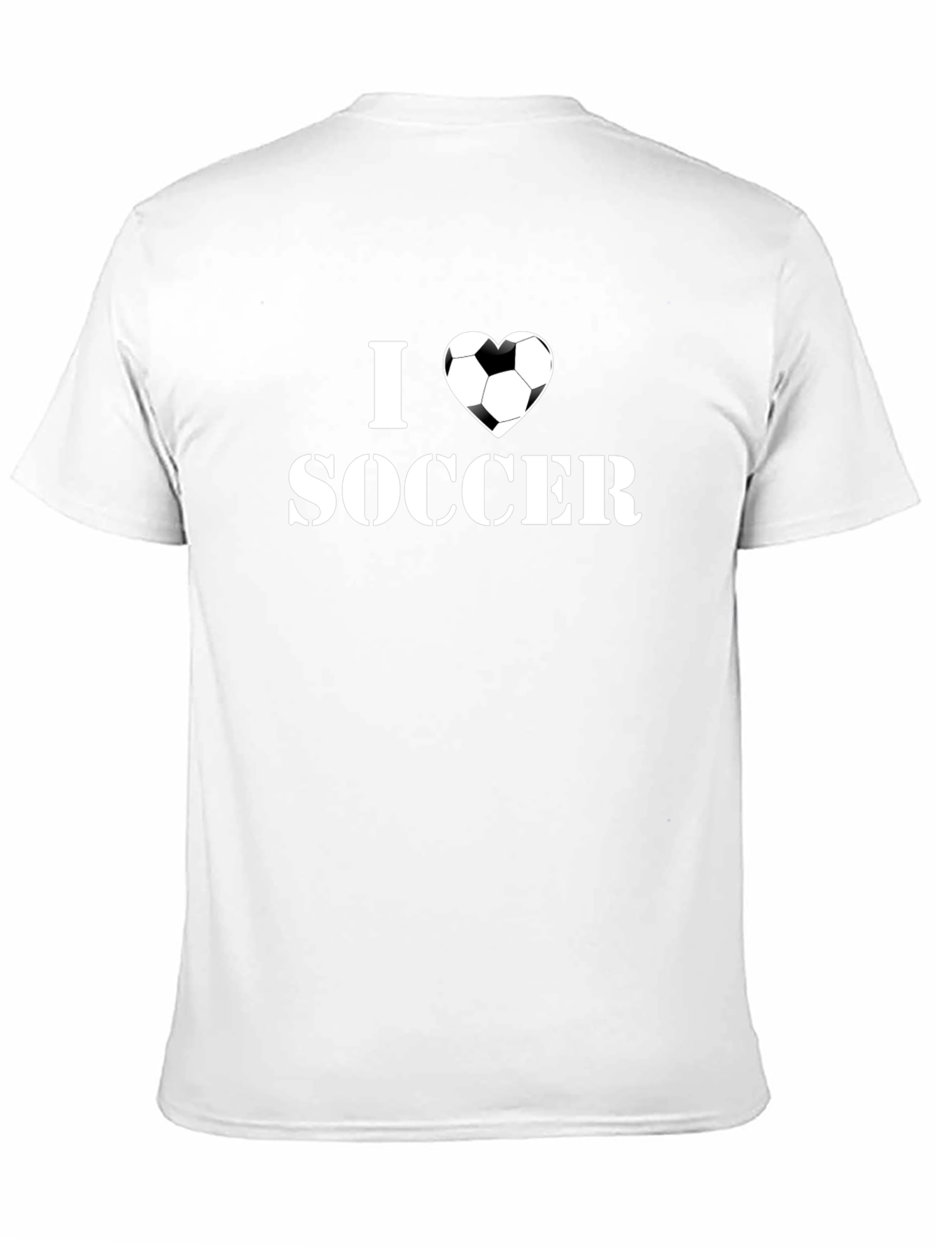 Black I Heart Soccer T-Shirt - Black Graphic Tee view 11
