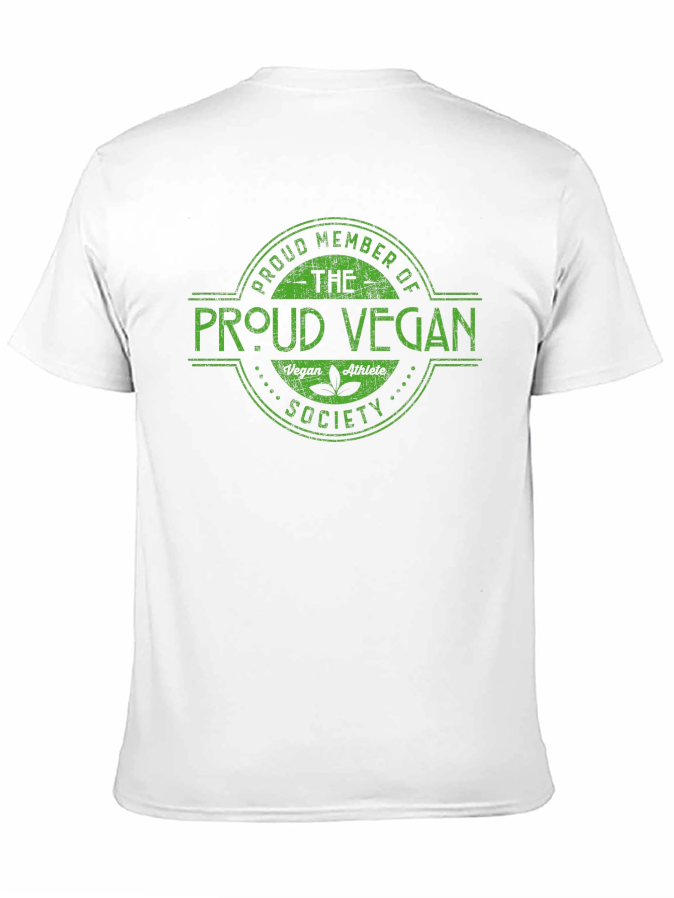 Black Proud Vegan Society T-Shirt view 11