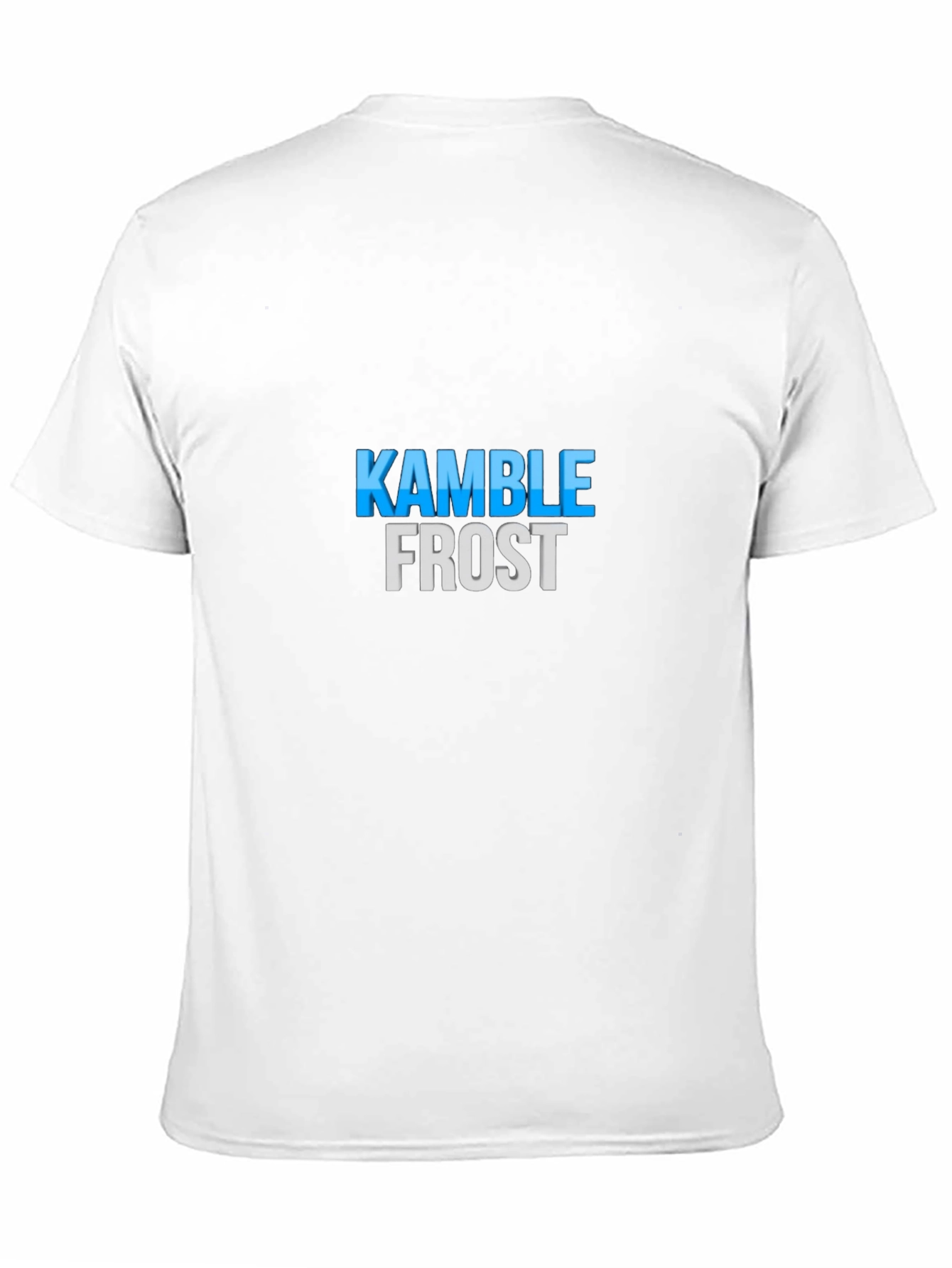 Black Kamble Frost Graphic Tee - Black Cotton Blend Shirt view 11