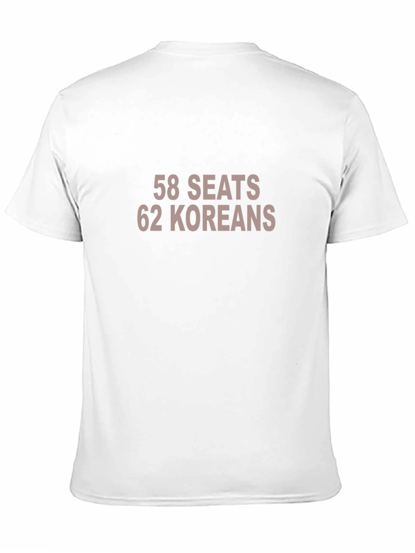Black 58 Seats 62 Koreans Graphic Tee view 11