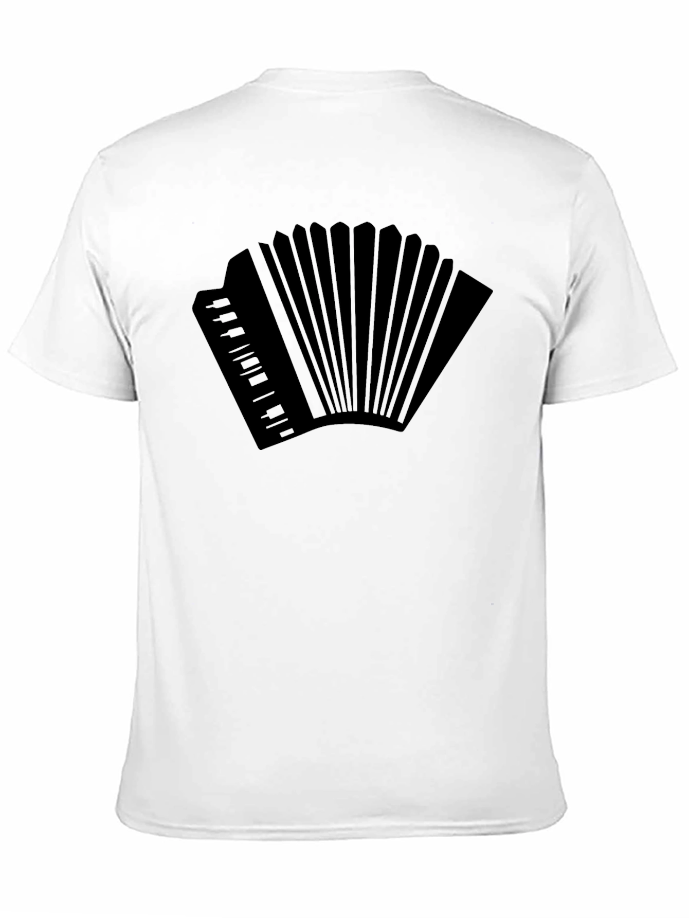 Black Accordion Graphic Tee - Musician's Gift view 11