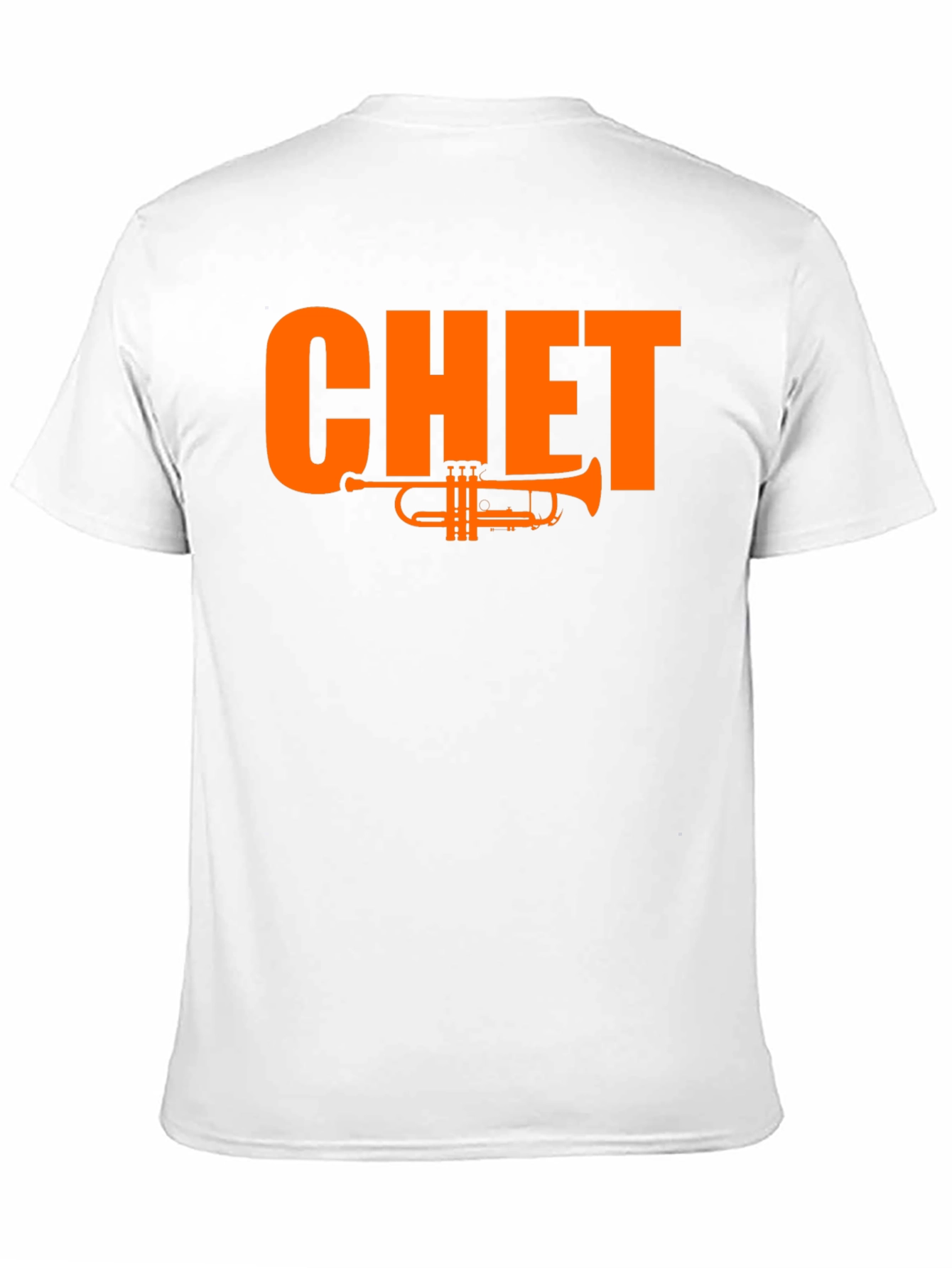 Black Chet Trumpet Graphic Tee - Black Cotton T-Shirt view 11