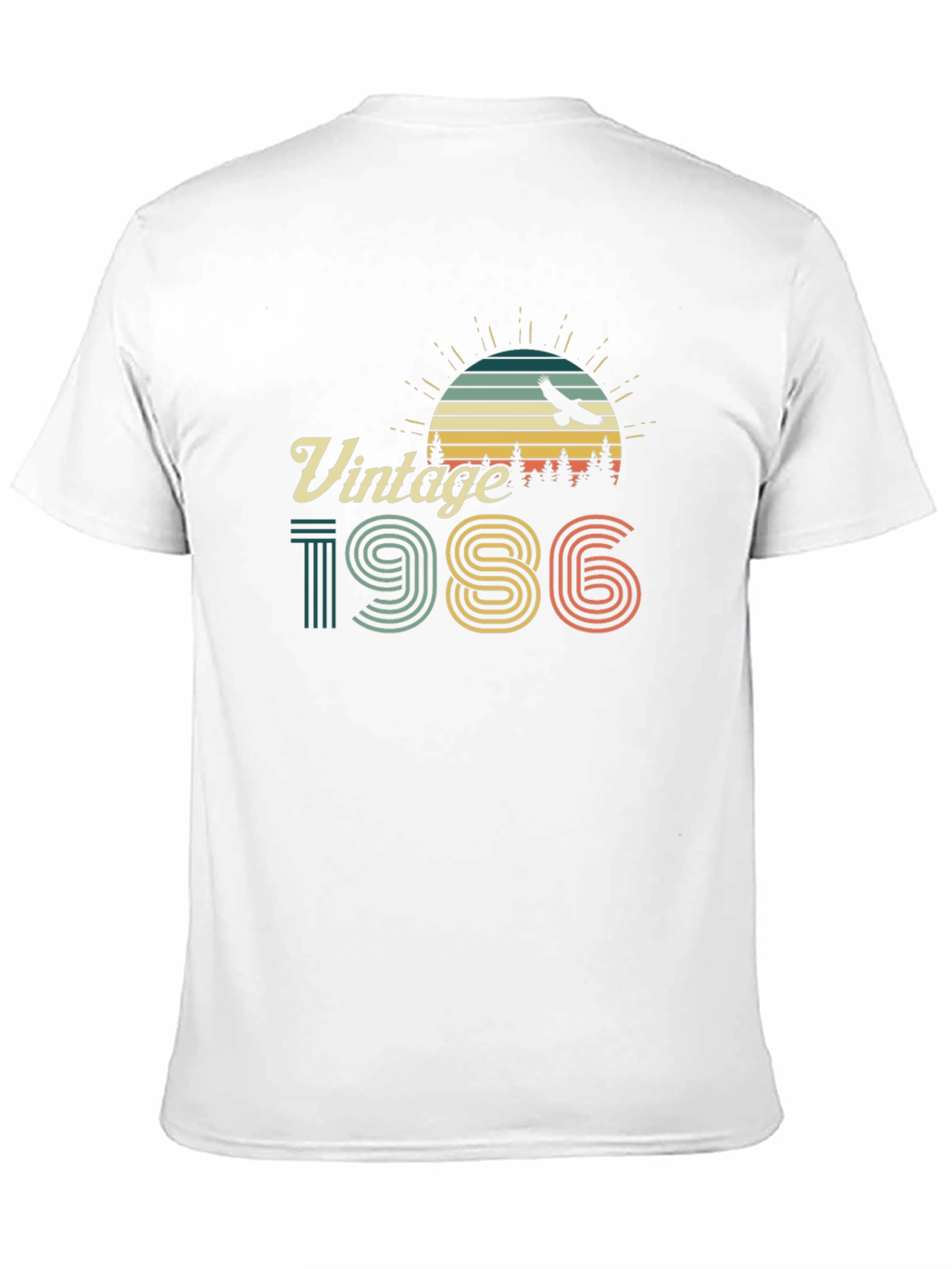 Black Vintage 1986 Retro Graphic Tee view 11