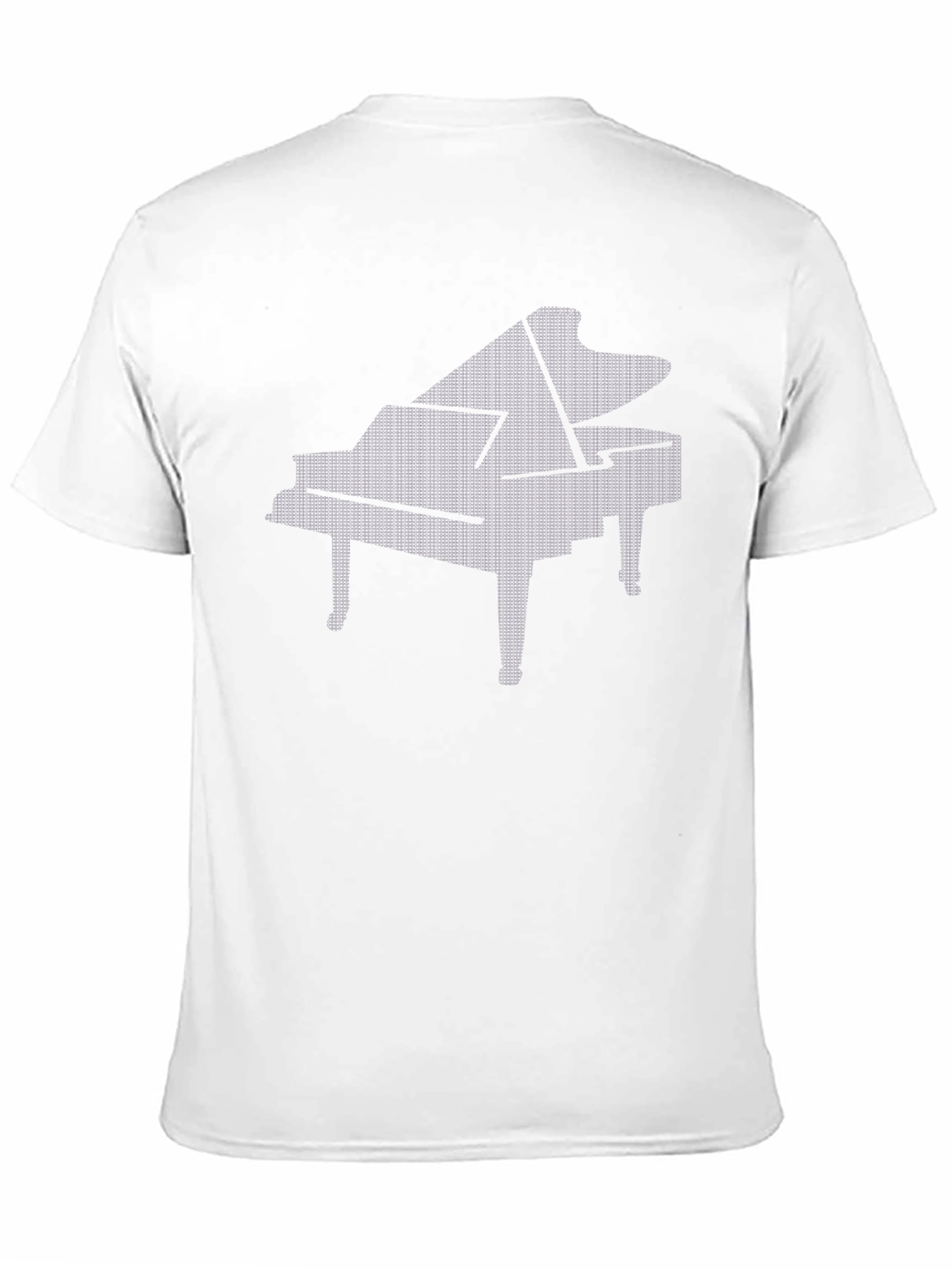 Black Grand Piano Graphic Tee - Black view 11