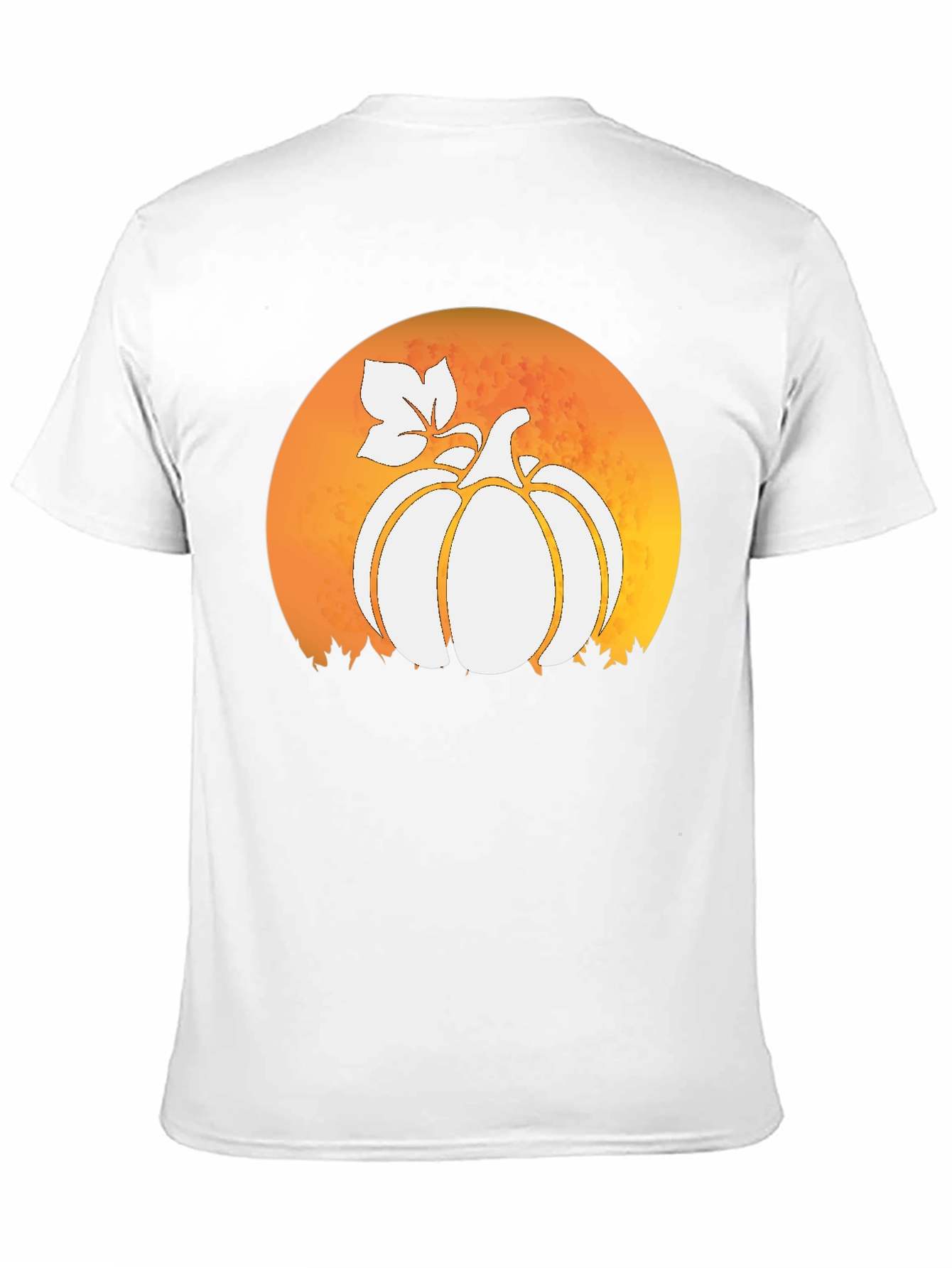 Black Pumpkin Moon Black T-Shirt - Fall Harvest Tee view 11