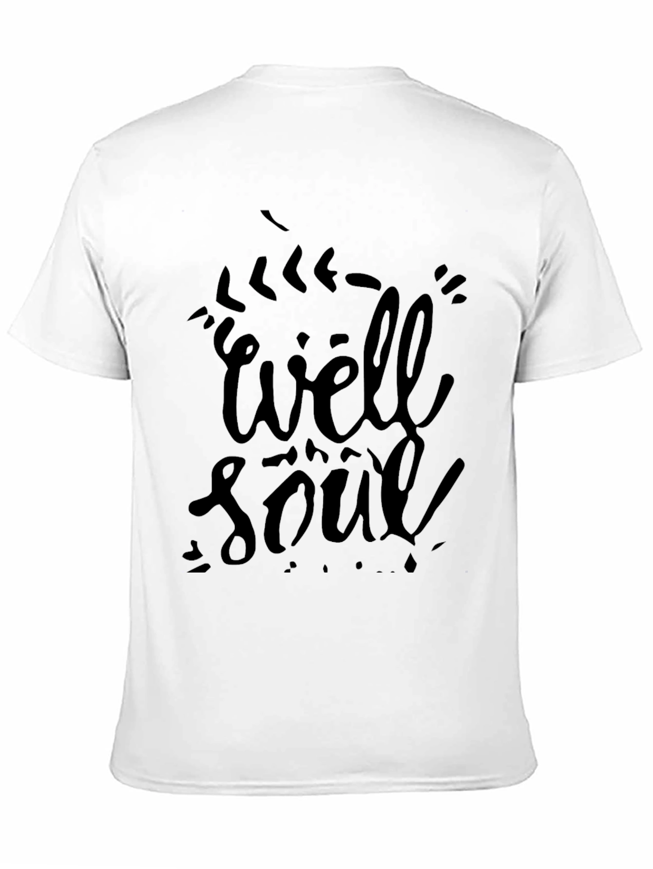 Black Well Soul Black Graphic T-Shirt view 11