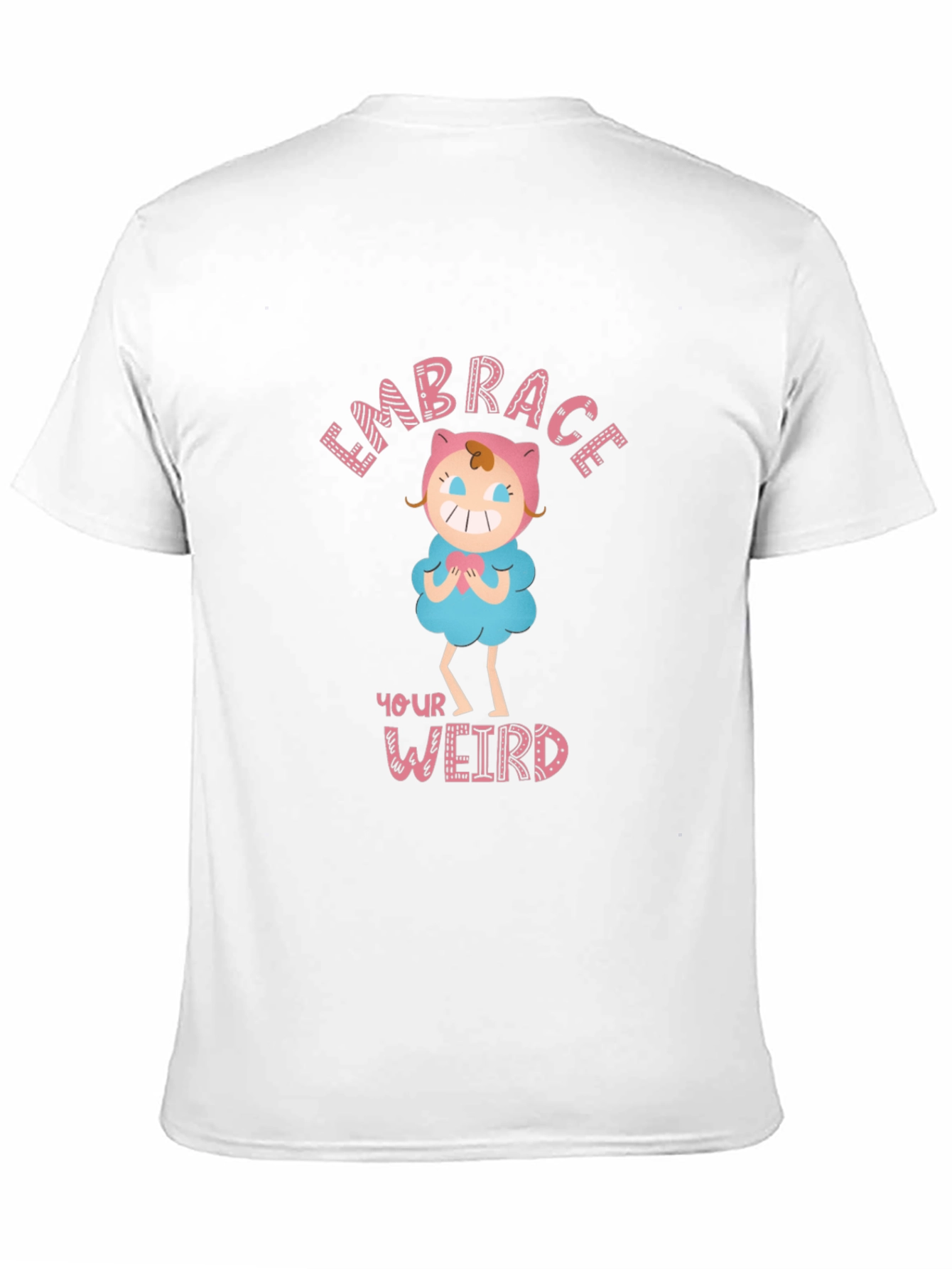 Black Embrace Your Weird Graphic T-Shirt view 11