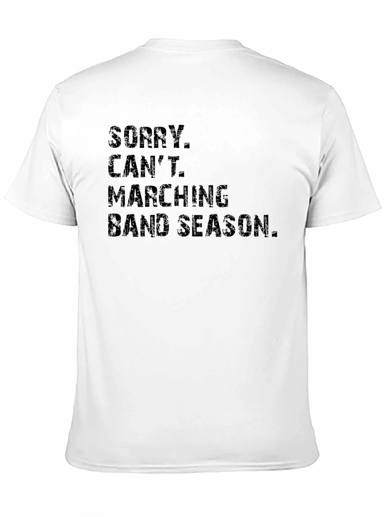 Black Marching Band Season T-Shirt Funny Tee view 11