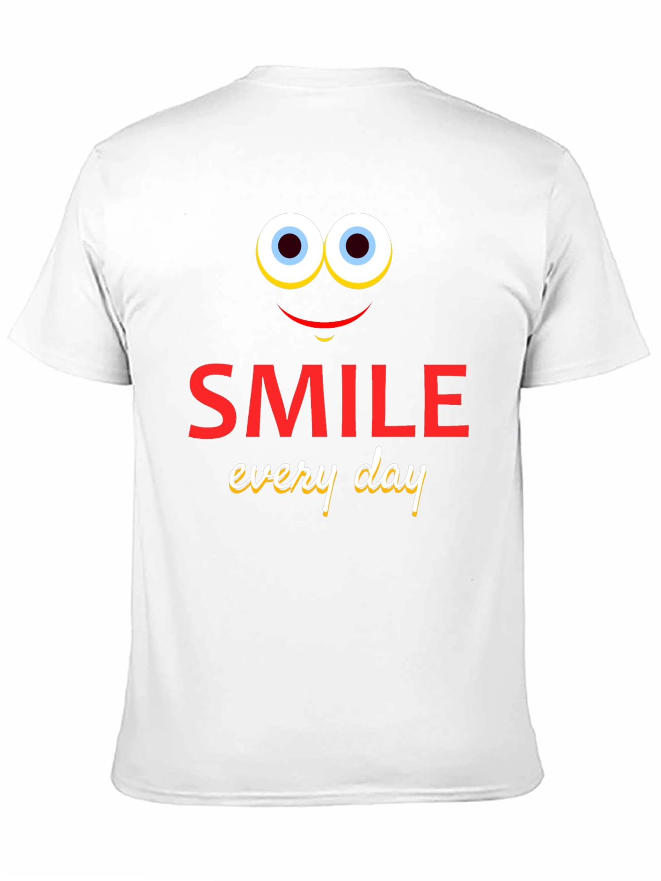 Black Smile Every Day T-Shirt - Fun Graphic Tee view 11