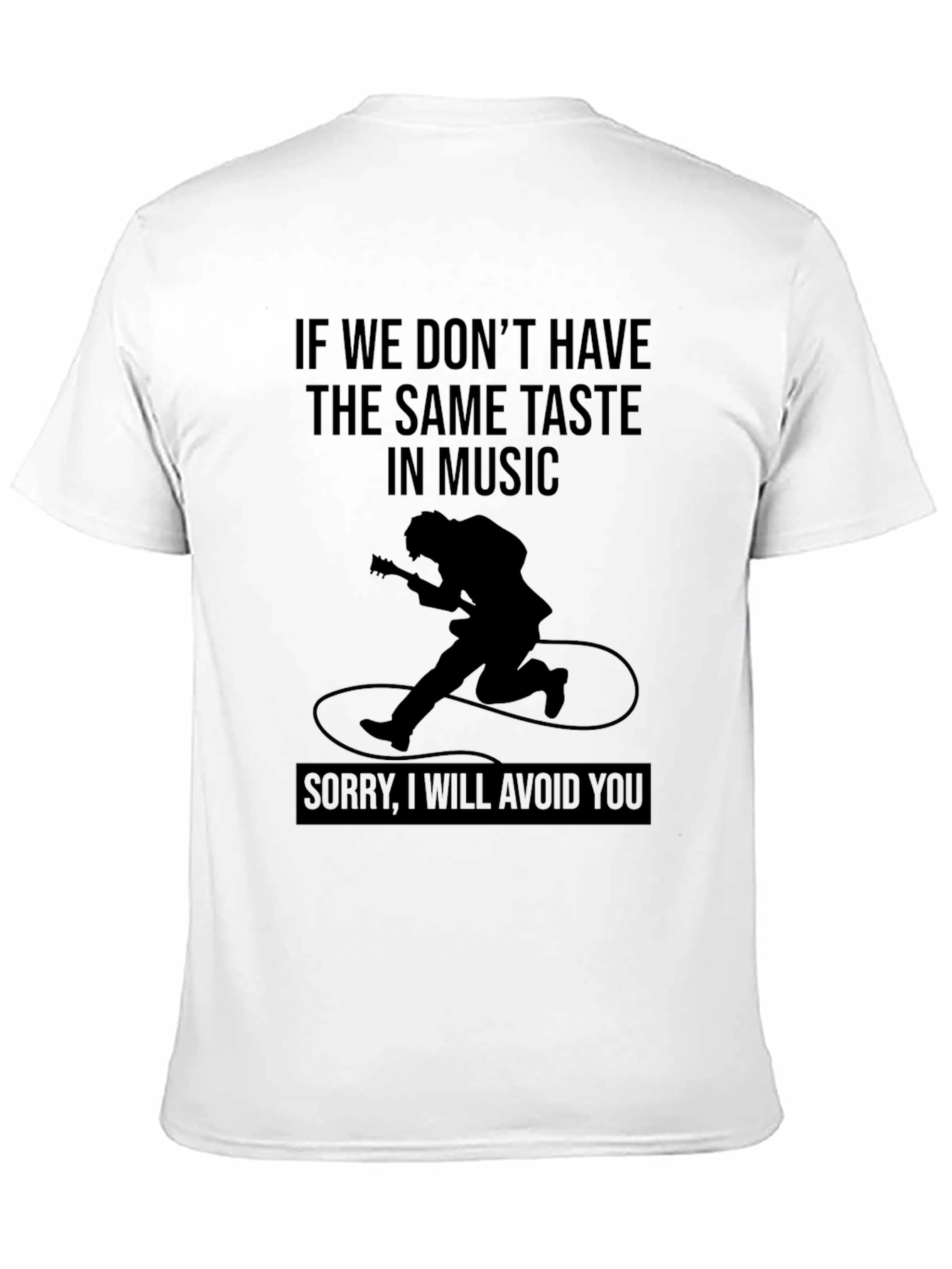 Black Music Taste T-Shirt view 11
