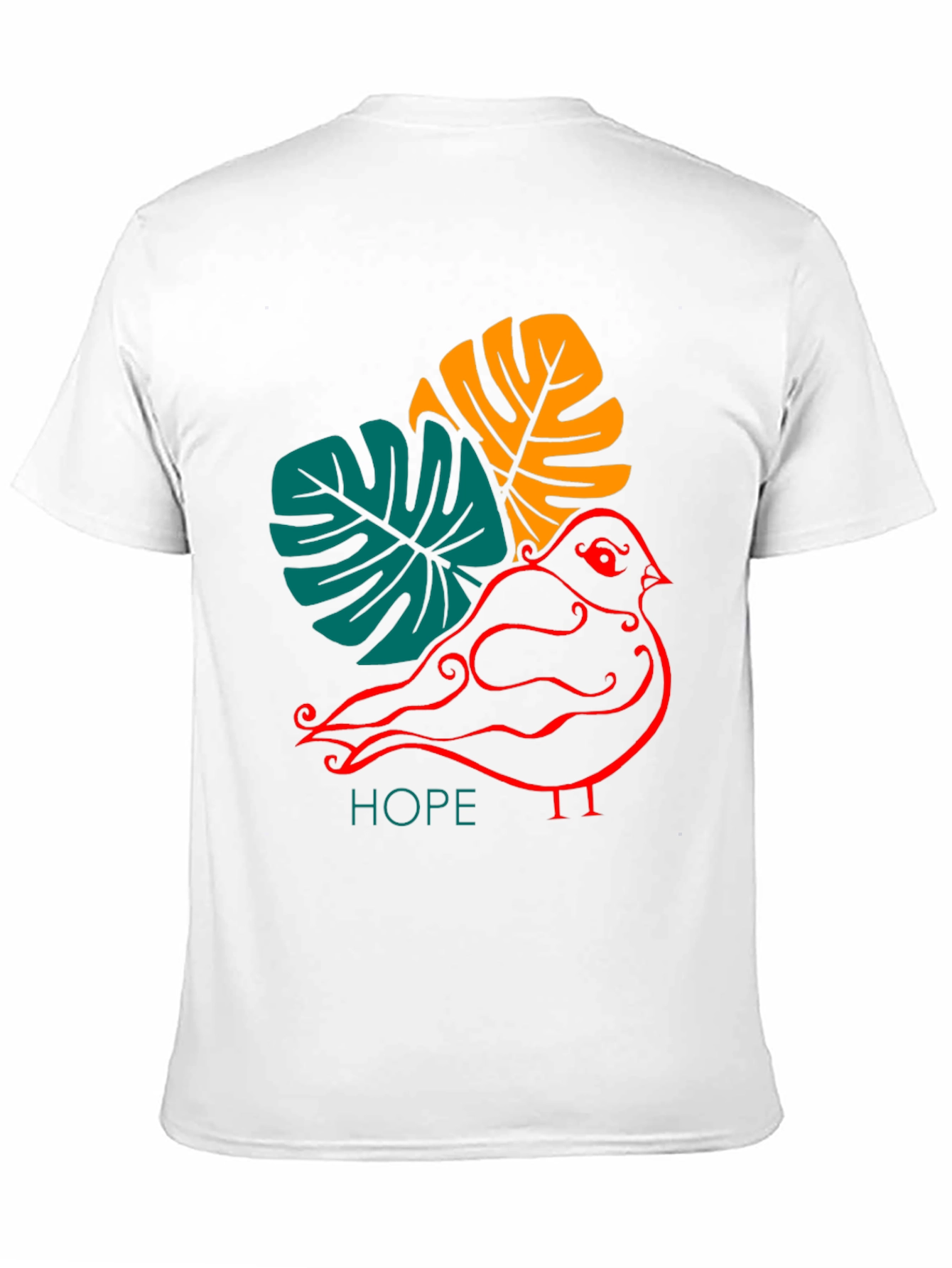 Black Hopeful Bird Graphic Tee - Stylish and Unique view 11