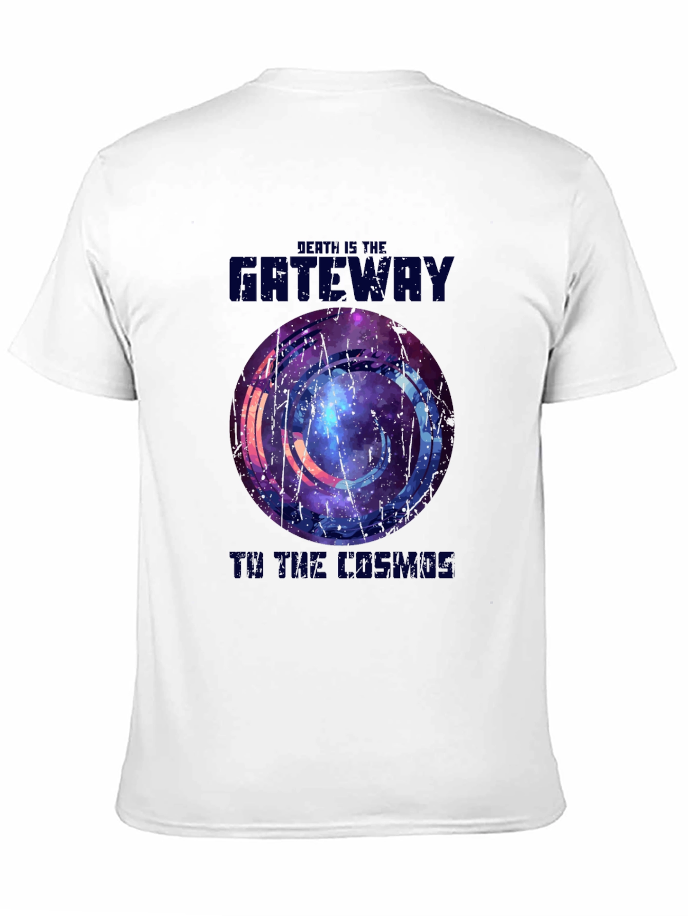 Black Death Is The Gateway To The Cosmos Black T-Shirt view 11