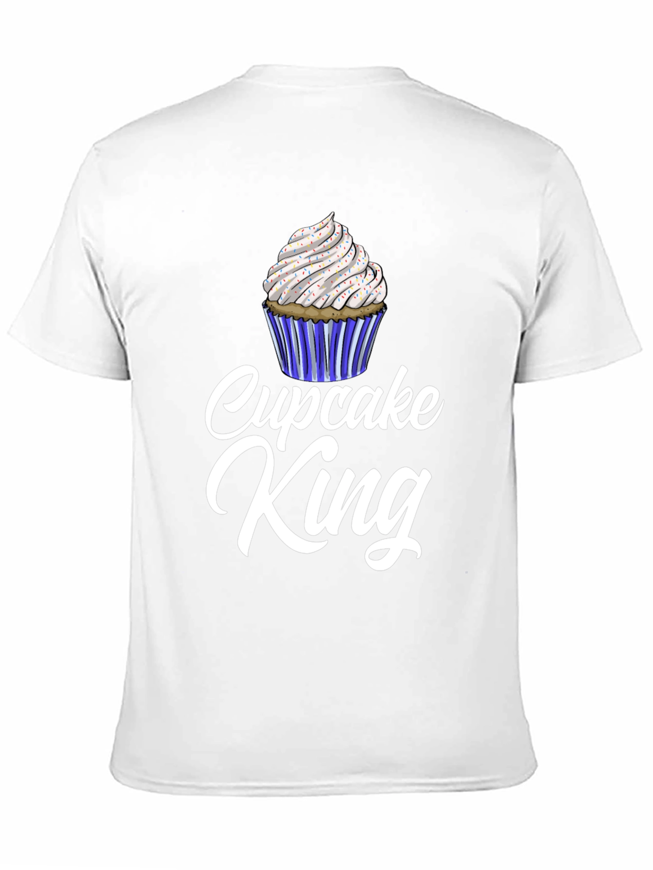 Black Cupcake King Graphic T-Shirt view 11