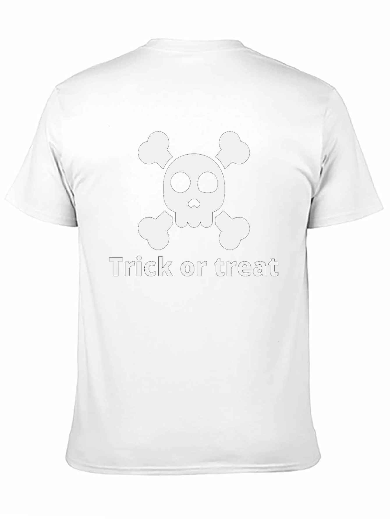 Halloween Skull & Crossbones Trick or Treat T-Shirt - 11
