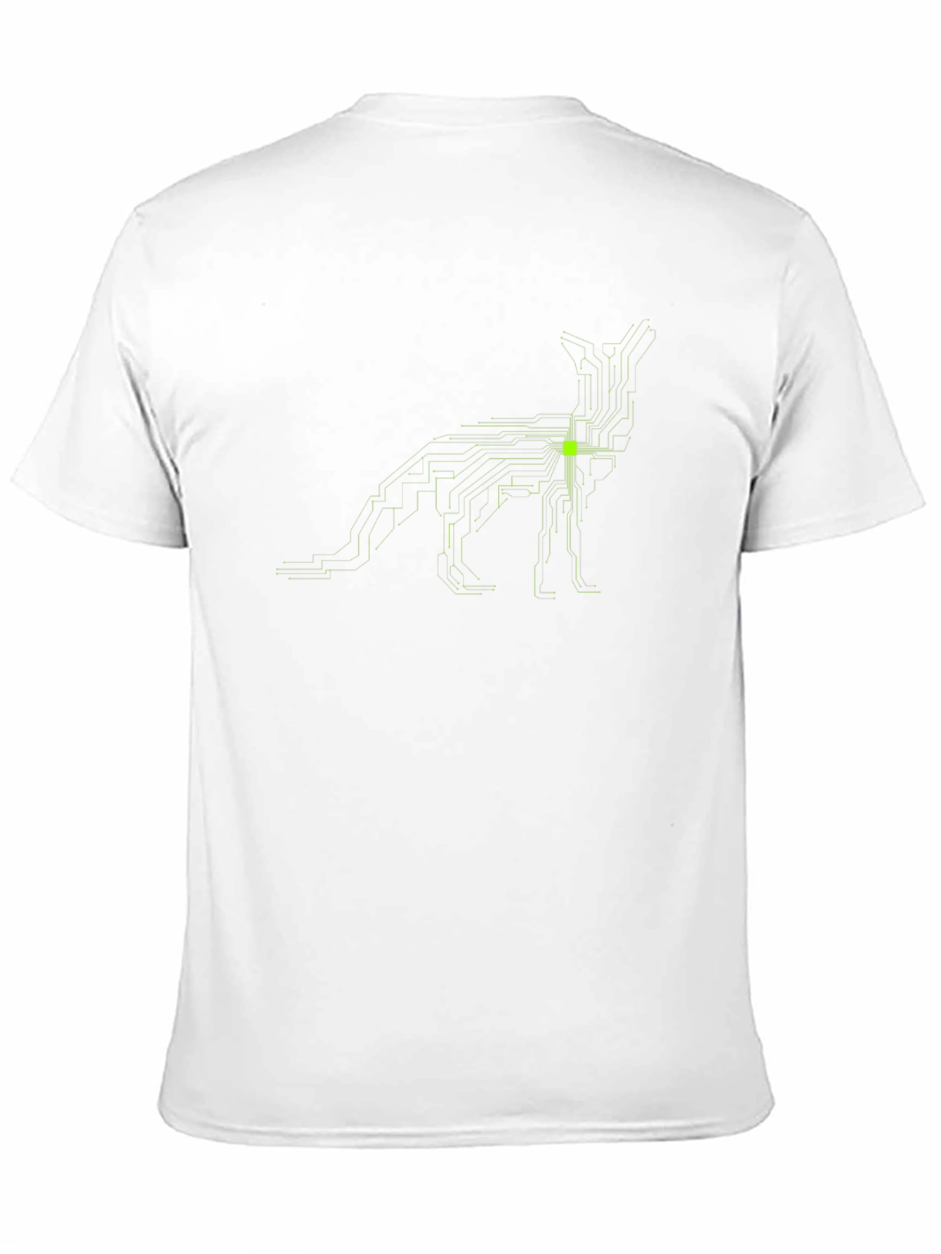 Black Tech Fox Graphic Tee - Black view 11