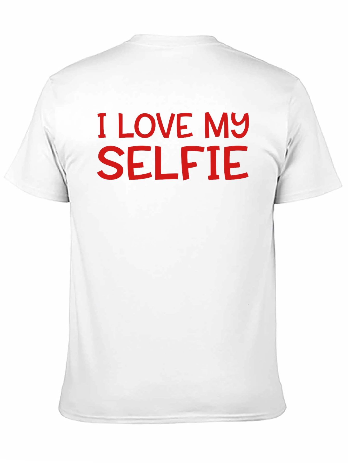 Black I Love My Selfie Black T-Shirt view 11