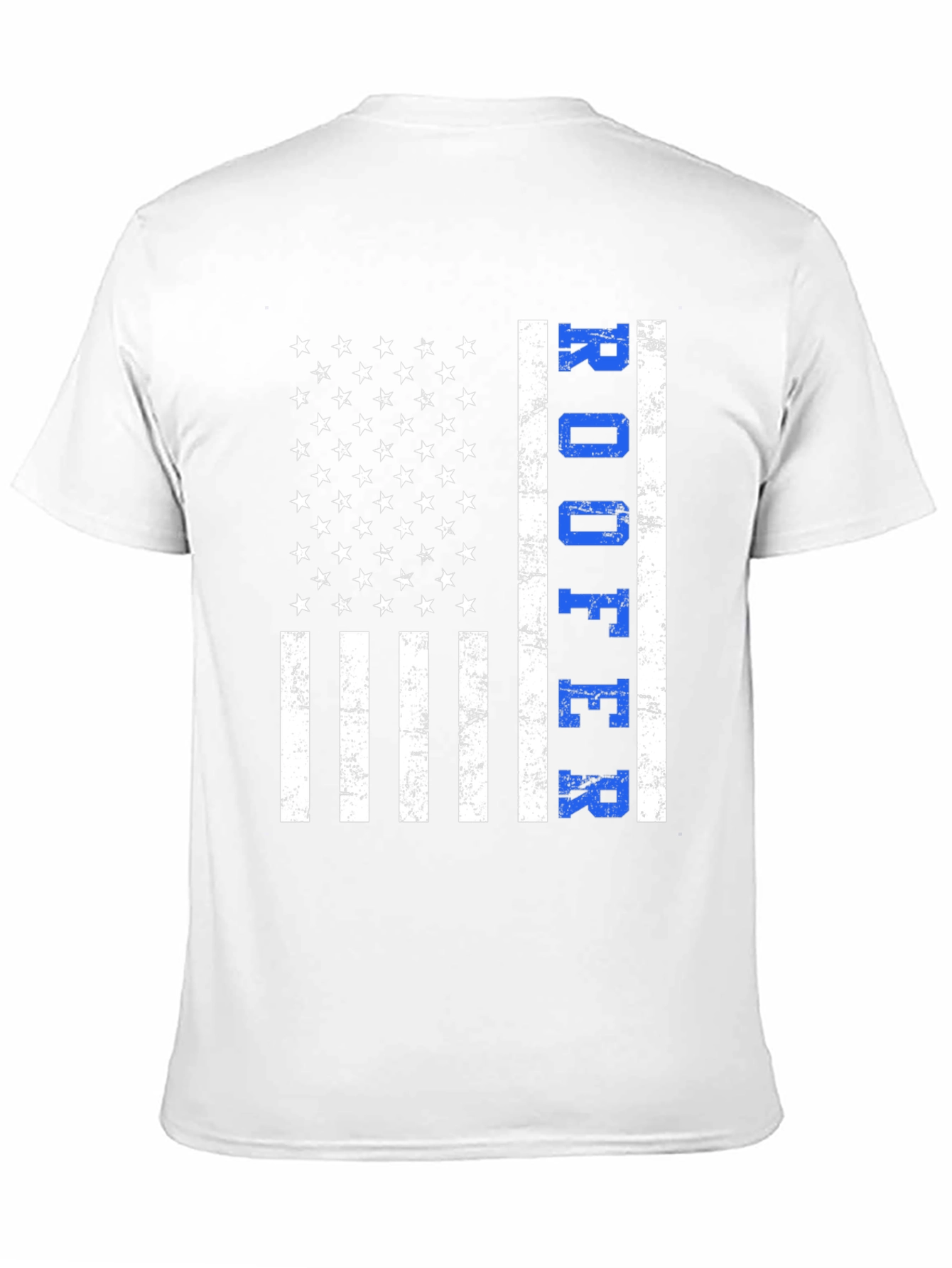 Black Roofer American Flag T-Shirt Patriotic Job Pride view 11