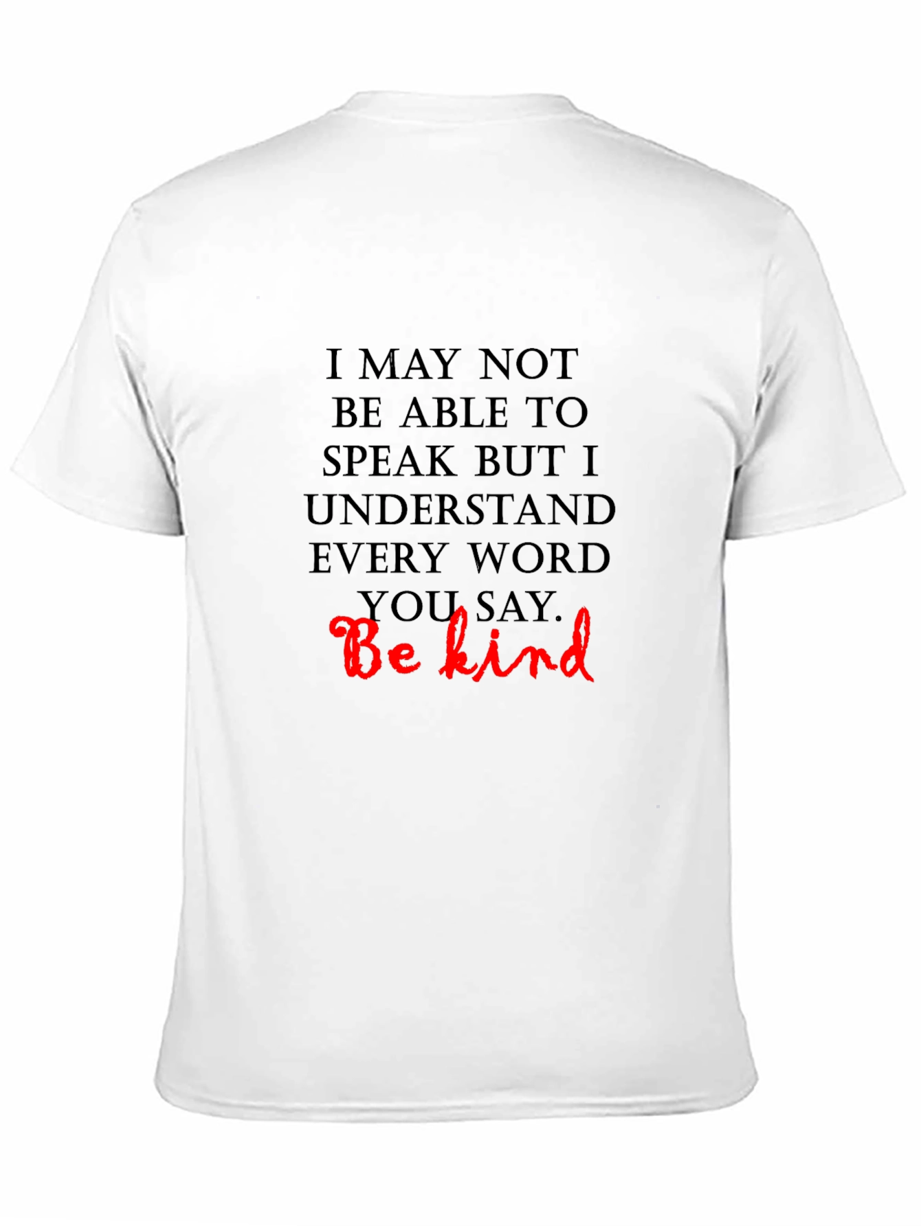 Black Be Kind T-Shirt: Speak Without Words view 11